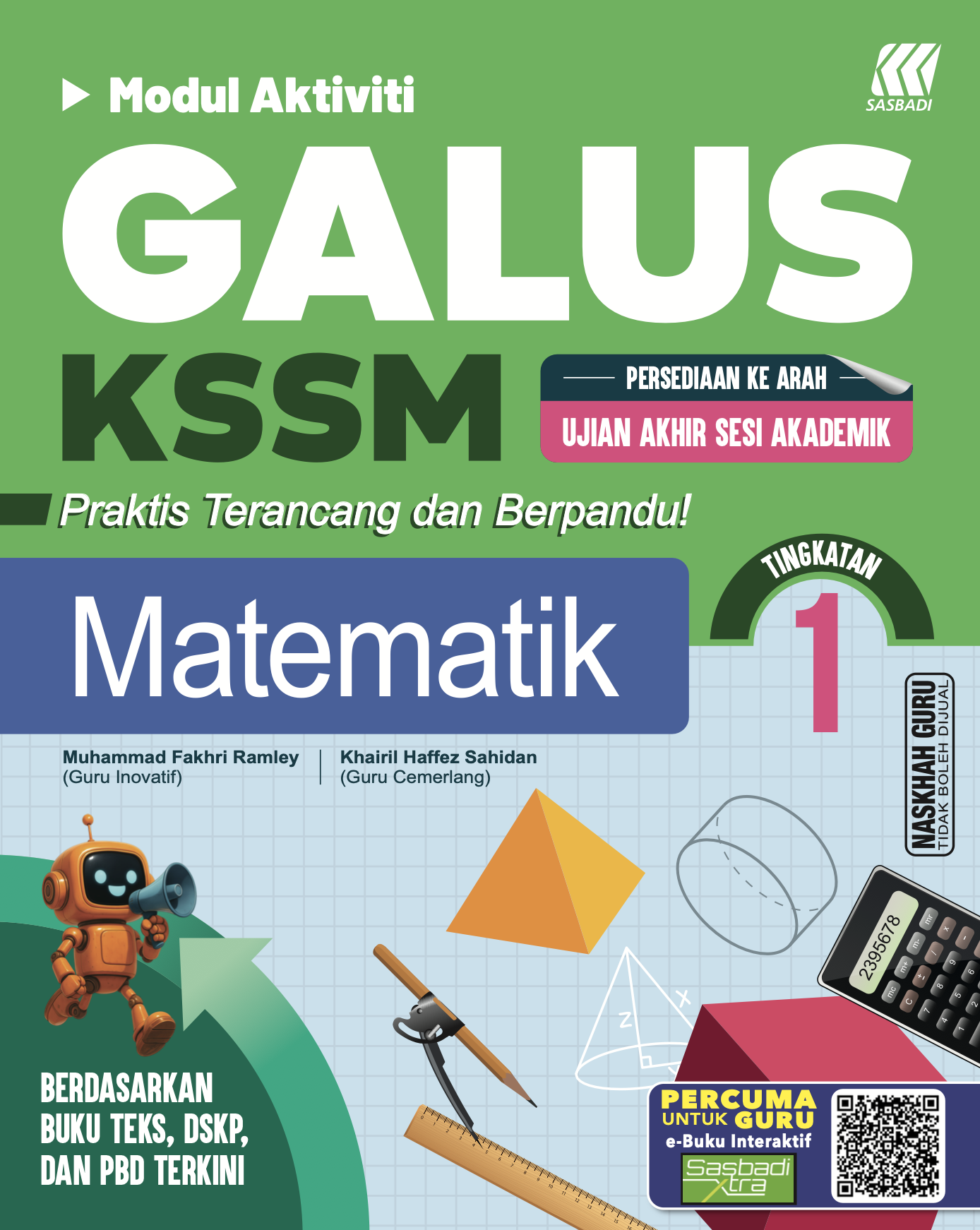 Modul Aktiviti GALUS KSSM Matematik Ting. 1 (2026) Cover