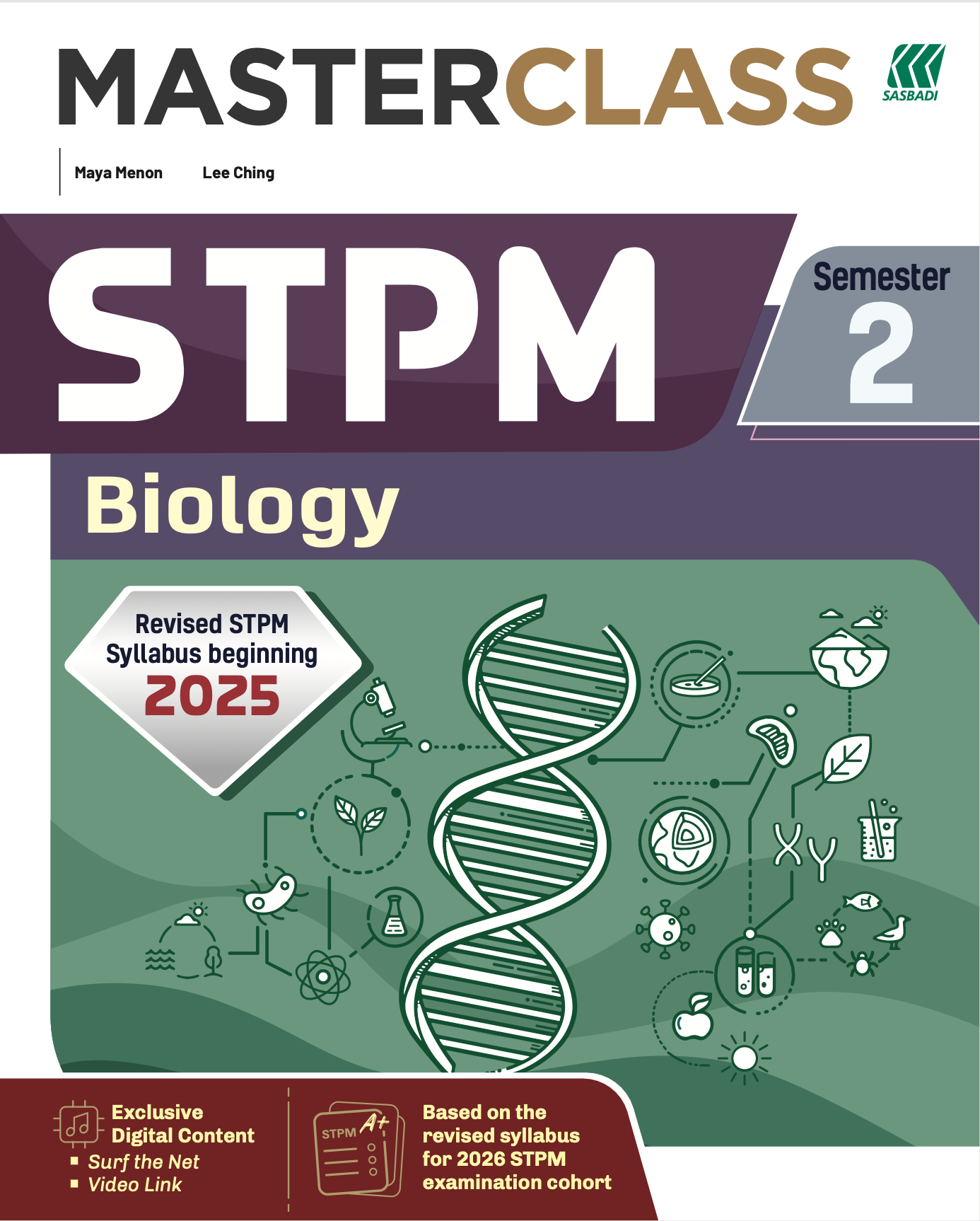 MasterClass STPM Biology Semester 2 Cover