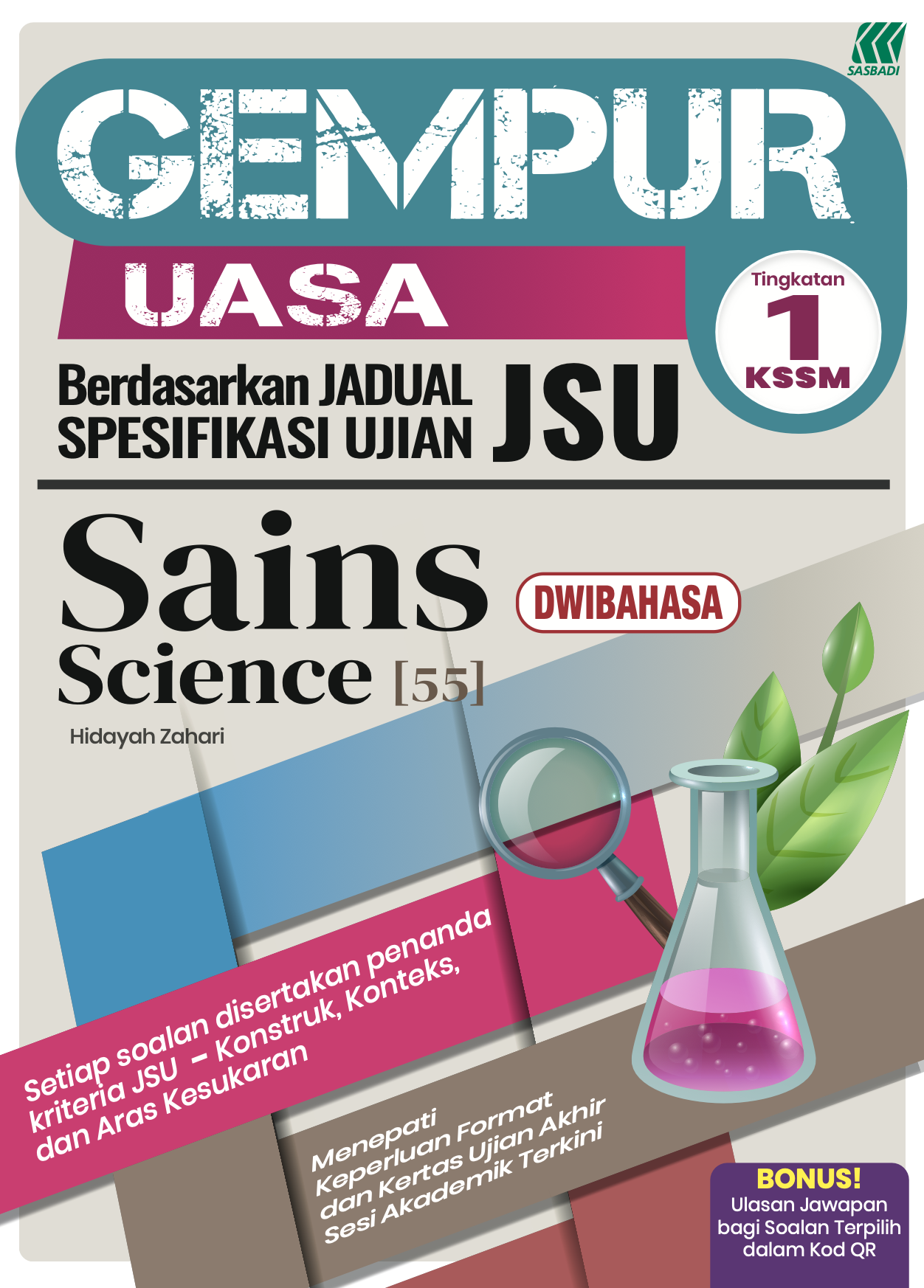 Gempur UASA KSSM Sains Ting. 1 (Bilingual) Cover