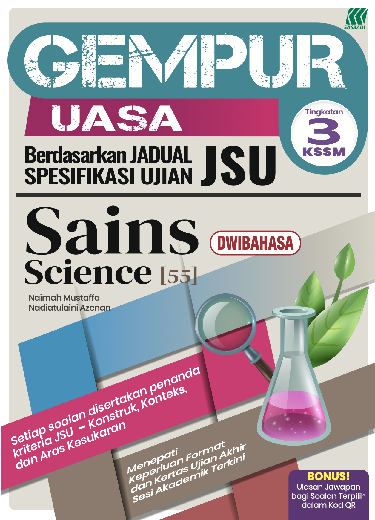 Gempur UASA KSSM Sains Ting. 3 (Bilingual) Cover