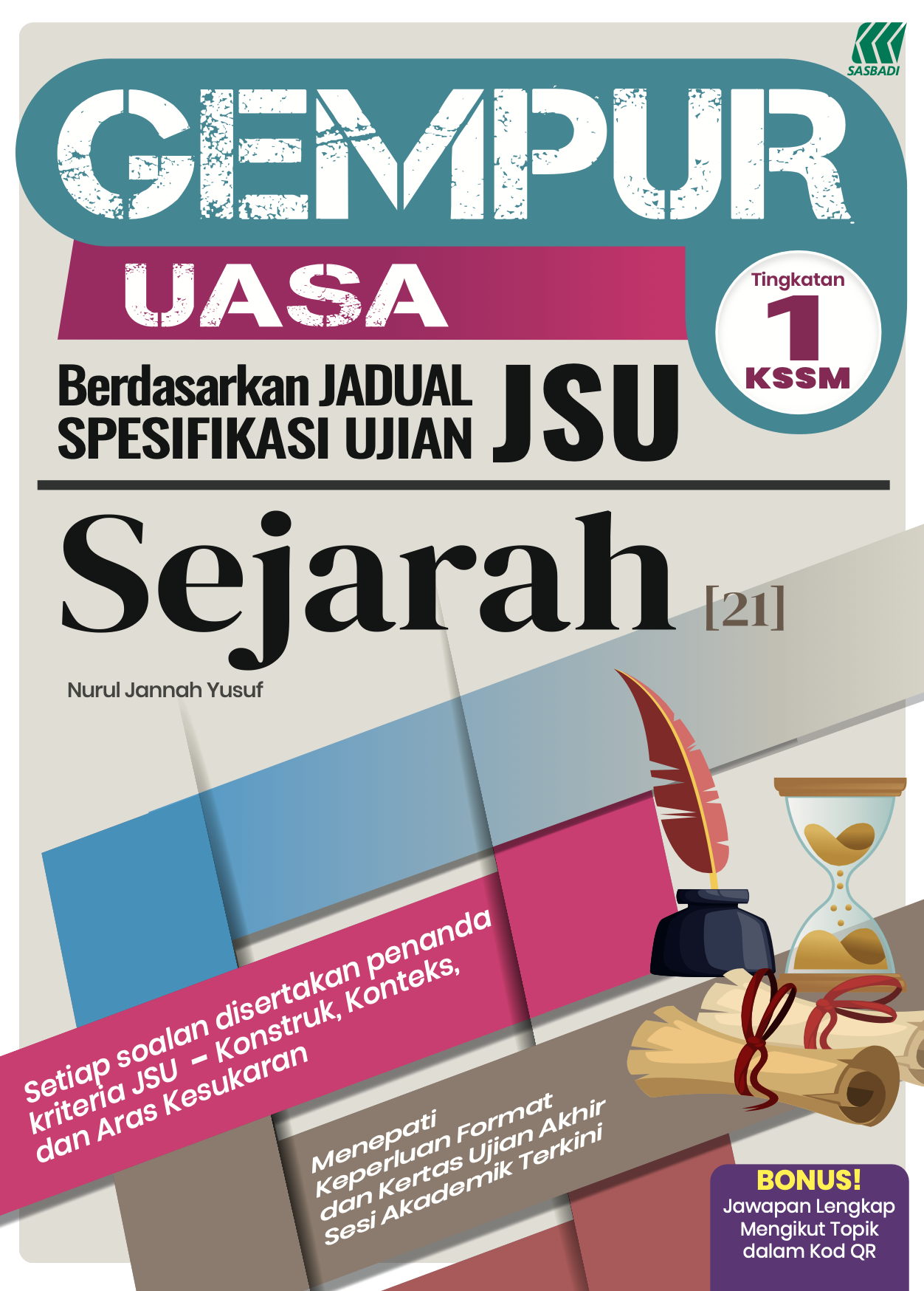 Gempur UASA KSSM Sejarah Ting. 1 Cover