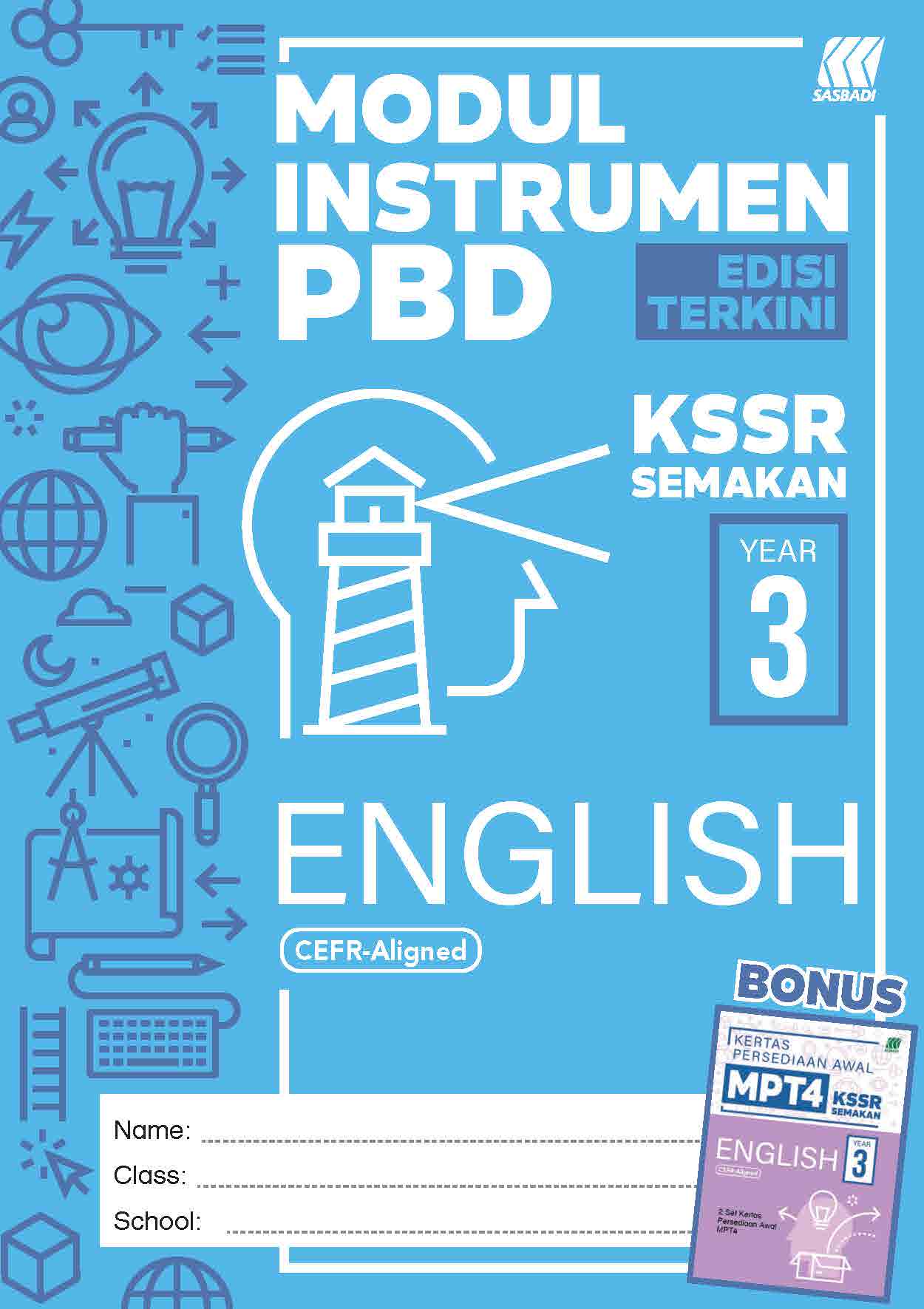 Modul Instrumen PBD KSSR English Year 3 (2027) Cover