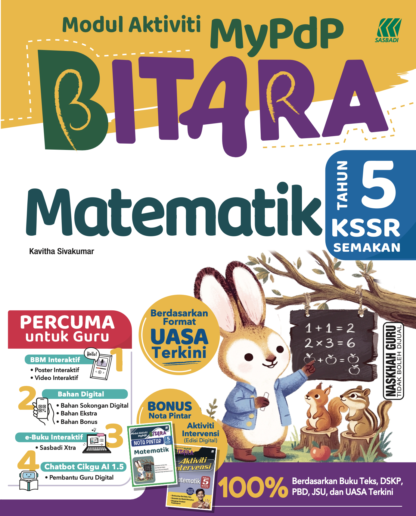 MyPdP BITARA KSSR Matematik Tahun 5 Cover