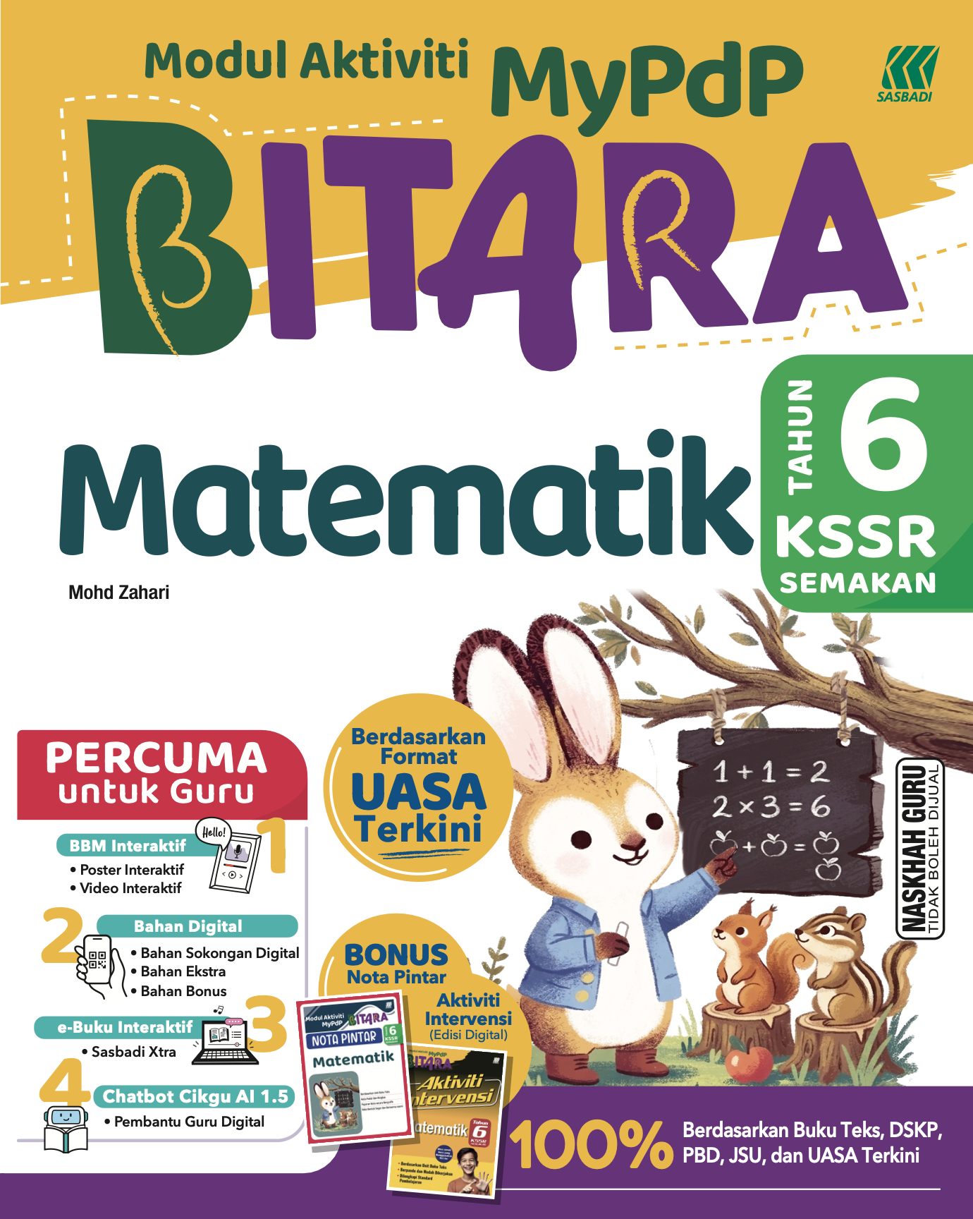 MyPdP BITARA KSSR Matematik Tahun 6 Cover