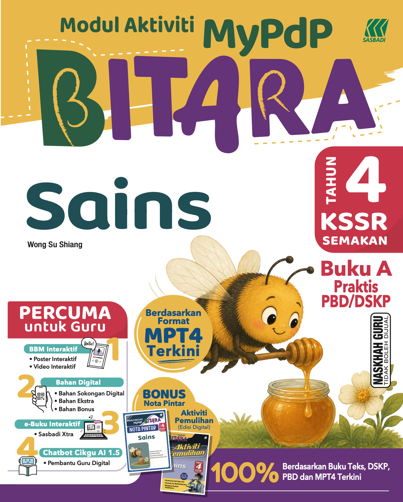 MyPdP BITARA KSSR Sains Tahun 4 (A) Cover