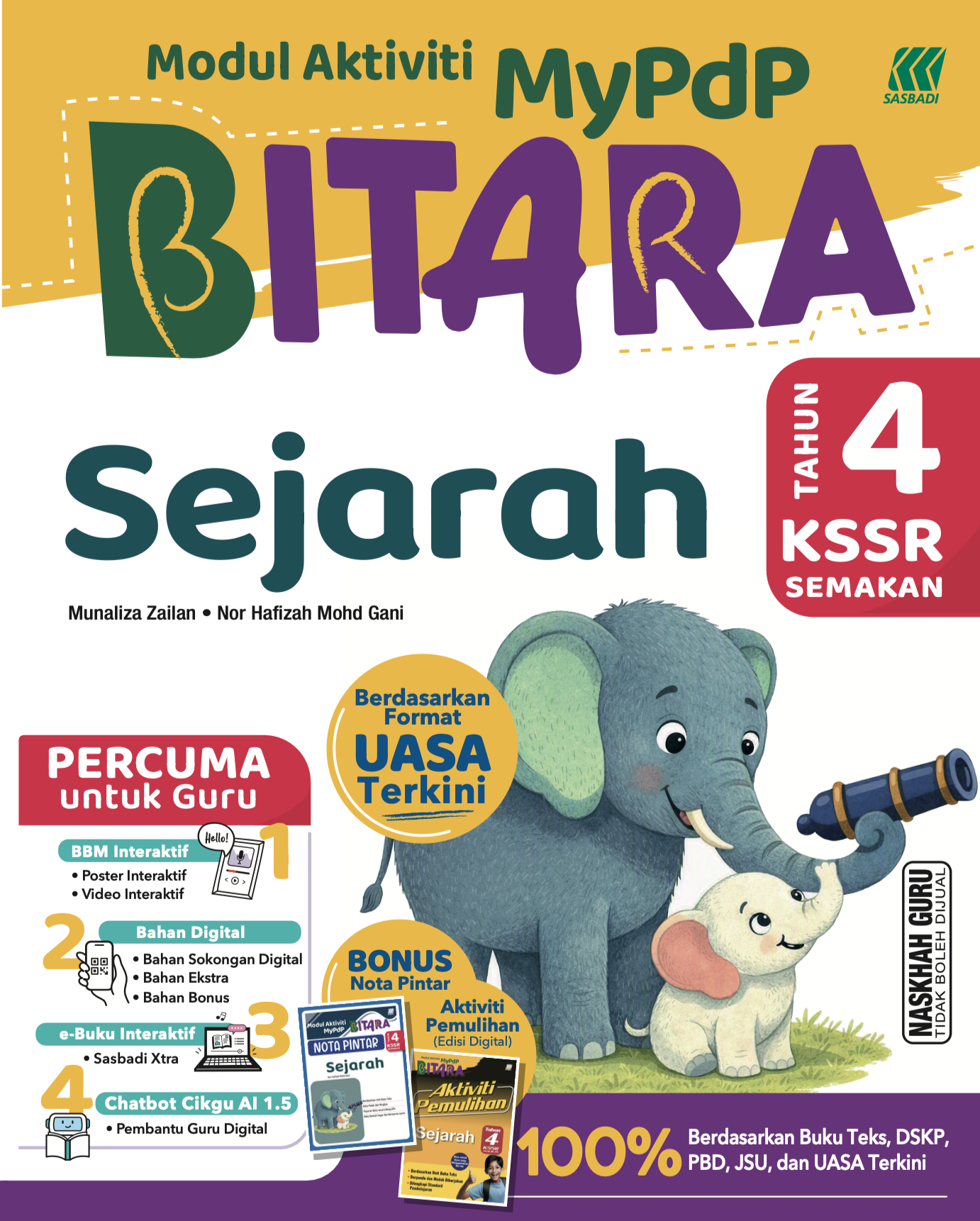 MyPdP BITARA KSSR Sejarah Tahun 4 Cover