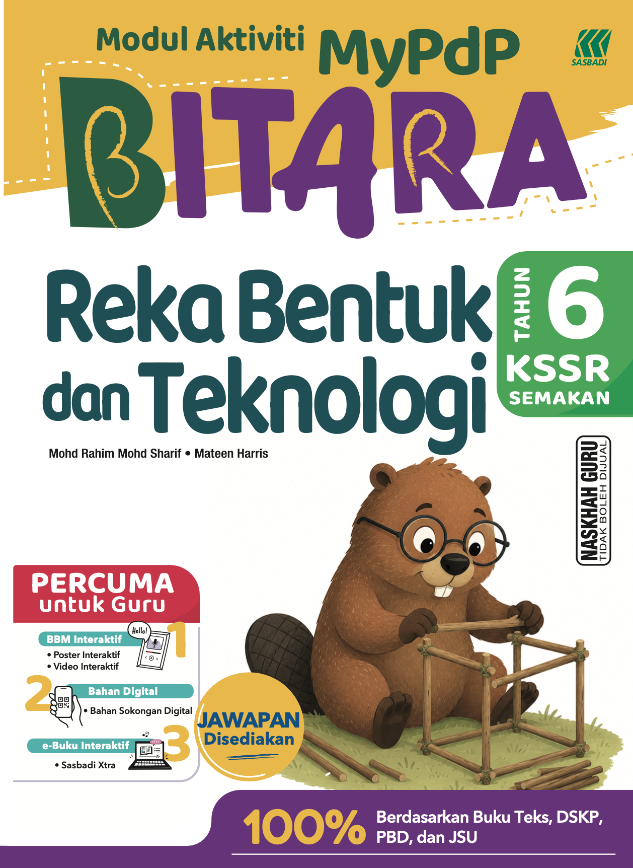 MyPdP BITARA KSSR Reka Bentuk & Teknologi Tahun 6 Cover