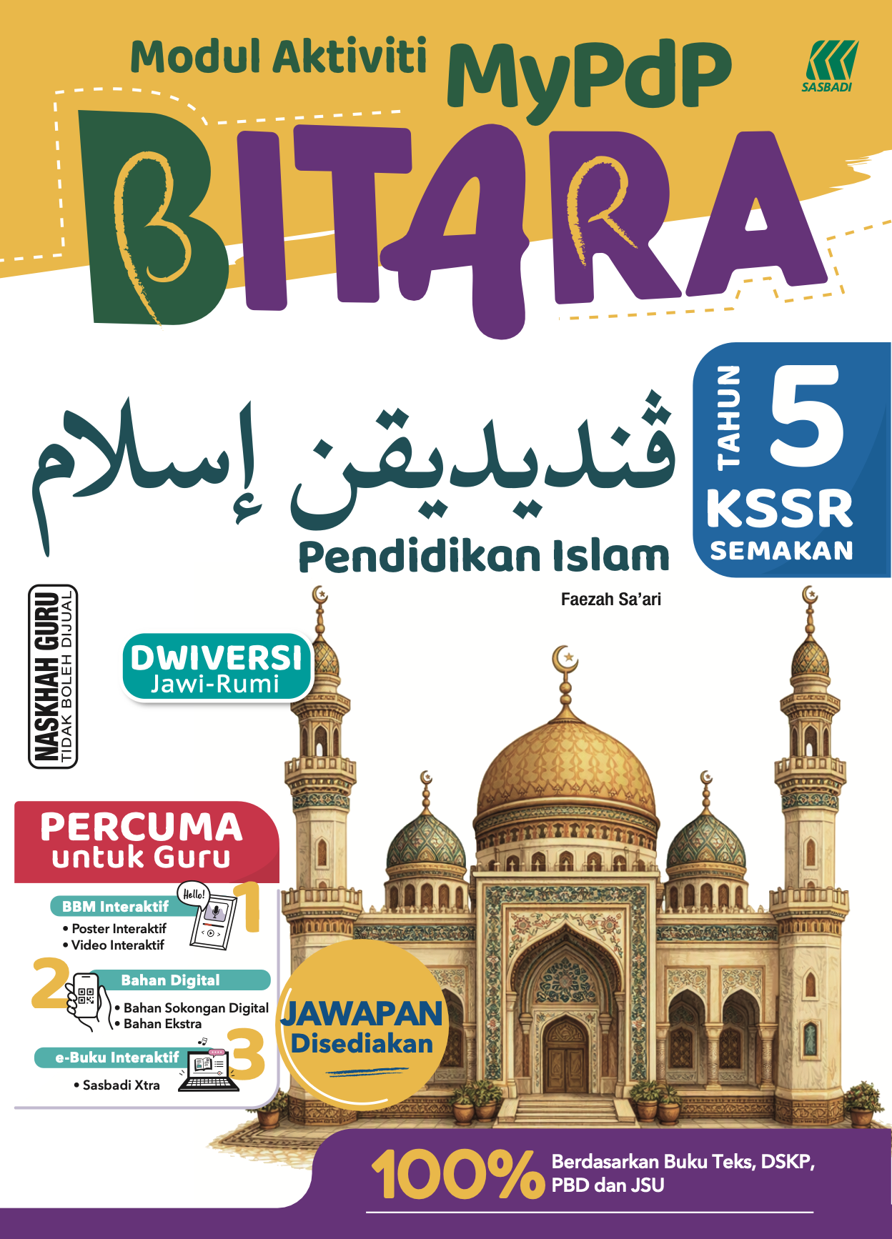 MyPdP BITARA KSSR Pendidikan Islam Tahun 5 Cover