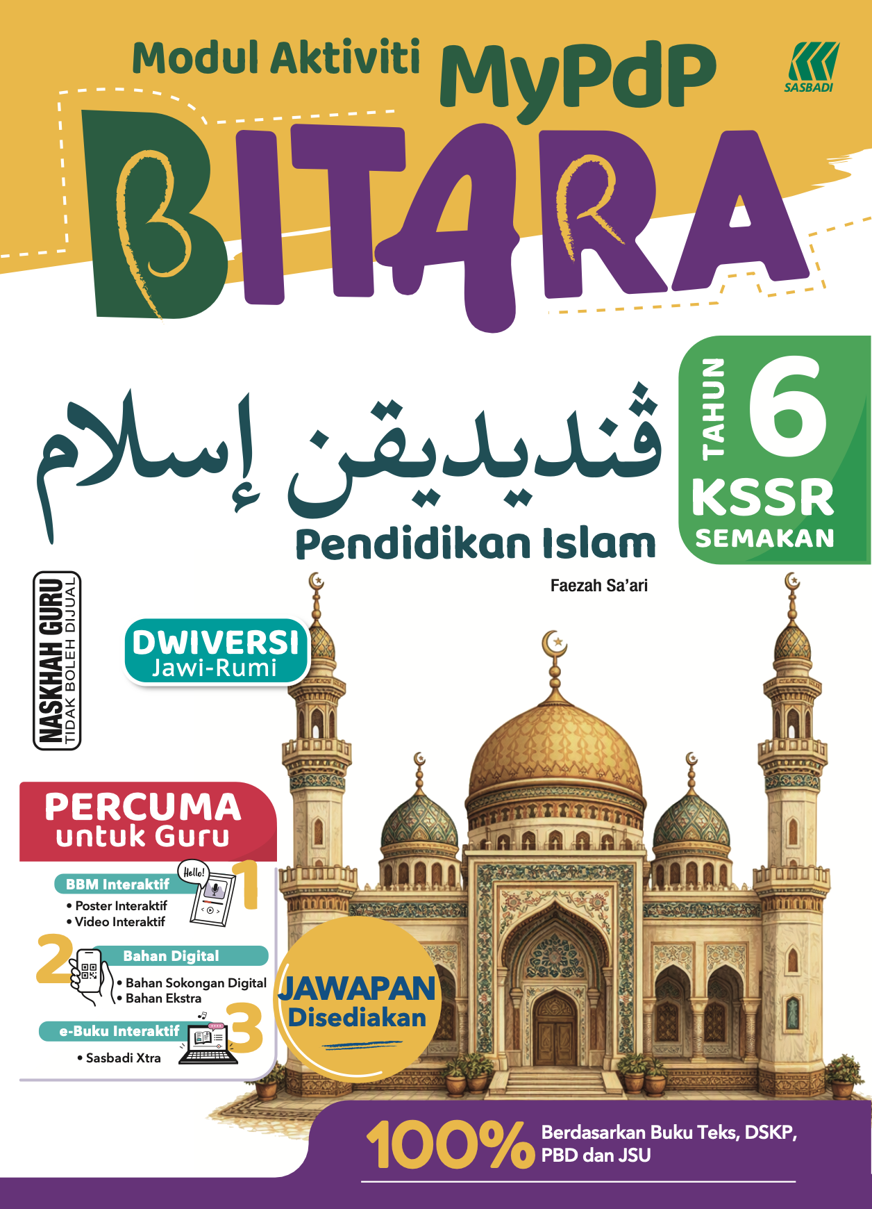MyPdP BITARA KSSR Pendidikan Islam Tahun 6 Cover