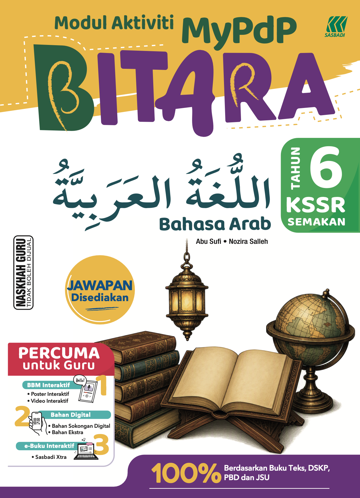 MyPdP BITARA KSSR Bahasa Arab Tahun 6 Cover