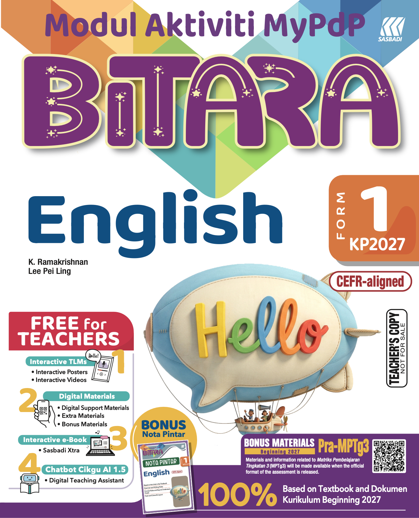 MyPdp Bitara English Ting. 1 Cover