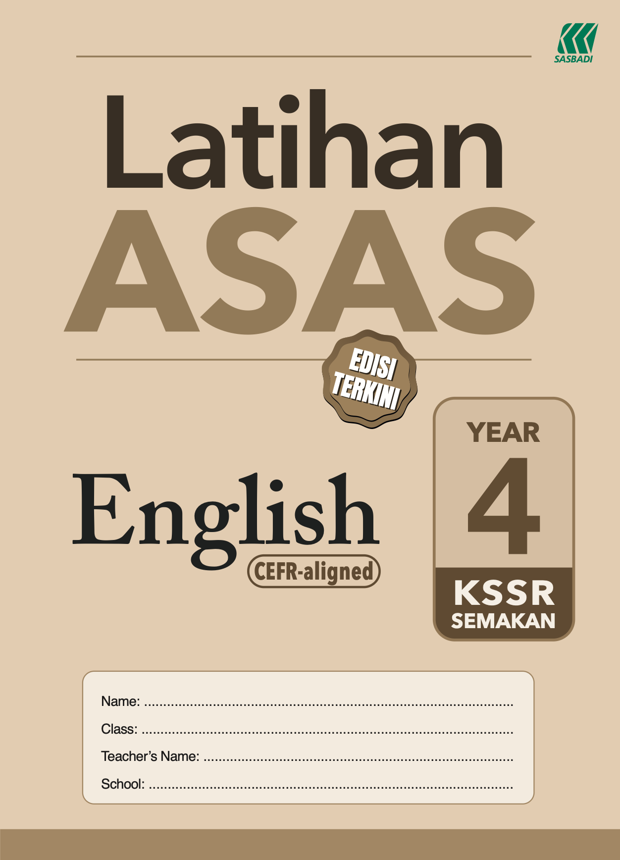 Latihan Asas English Year 4 Cover