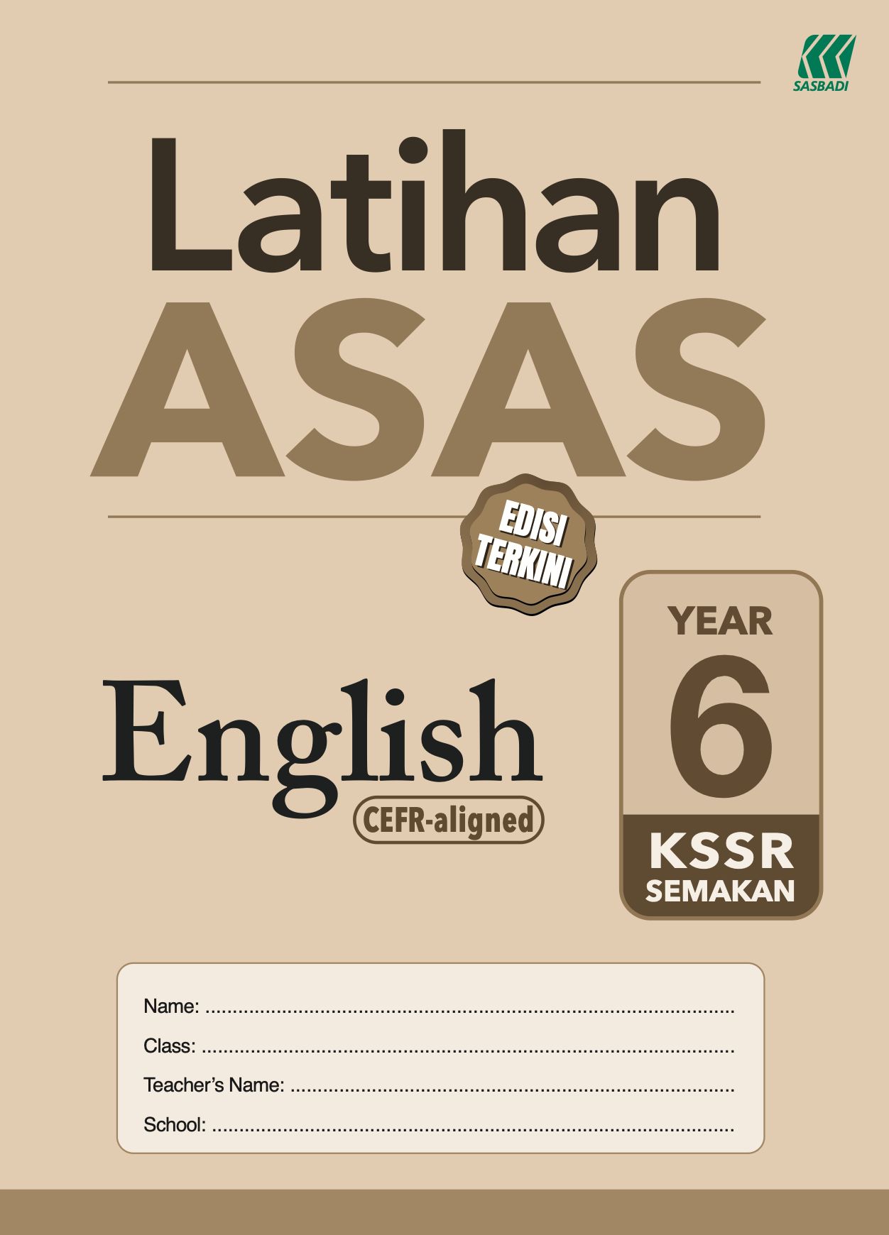 Latihan Asas English Year 6 Cover