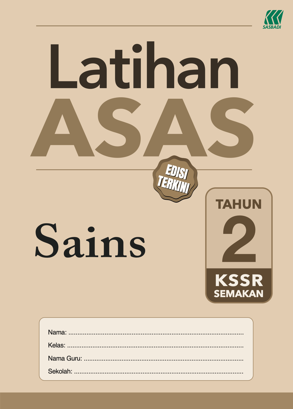 Latihan Asas Sains Tahun 2 Cover
