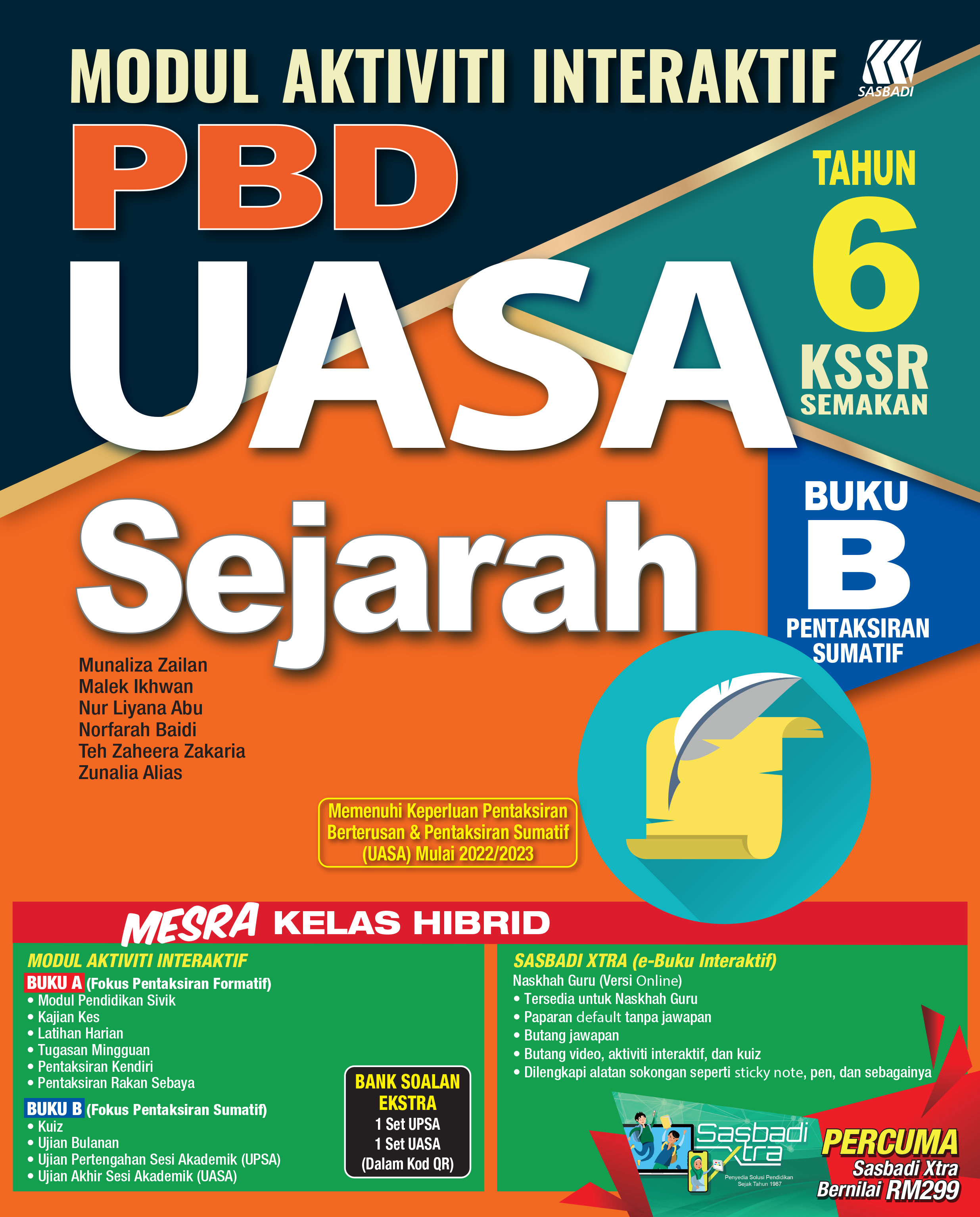 MODUL AKTIVITI INTERAKTIF PBD + UASA SEJARAH TAHUN 6 (B) Cover
