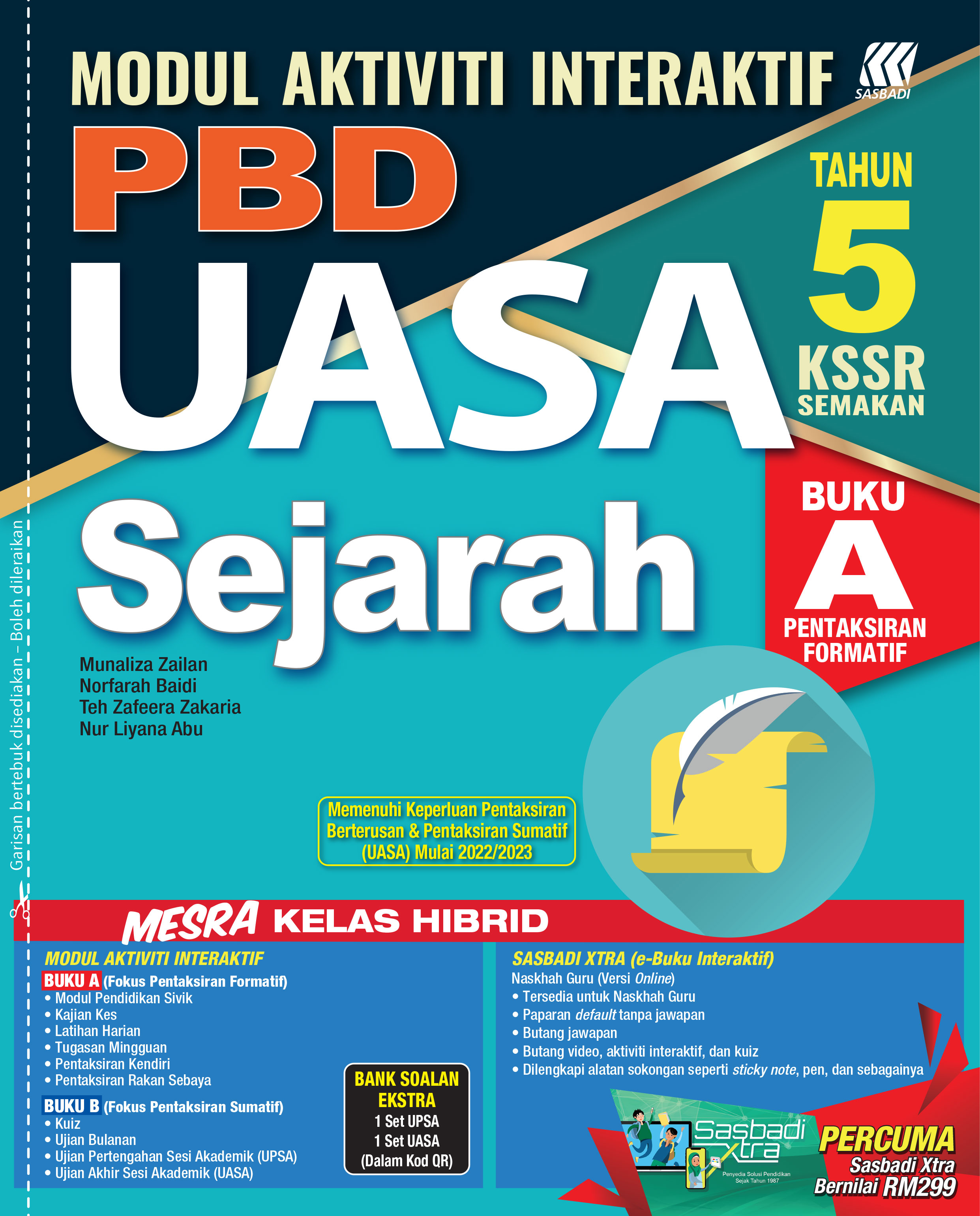 MODUL AKTIVITI INTERAKTIF PBD + UASA SEJARAH TAHUN 5 (A) Cover
