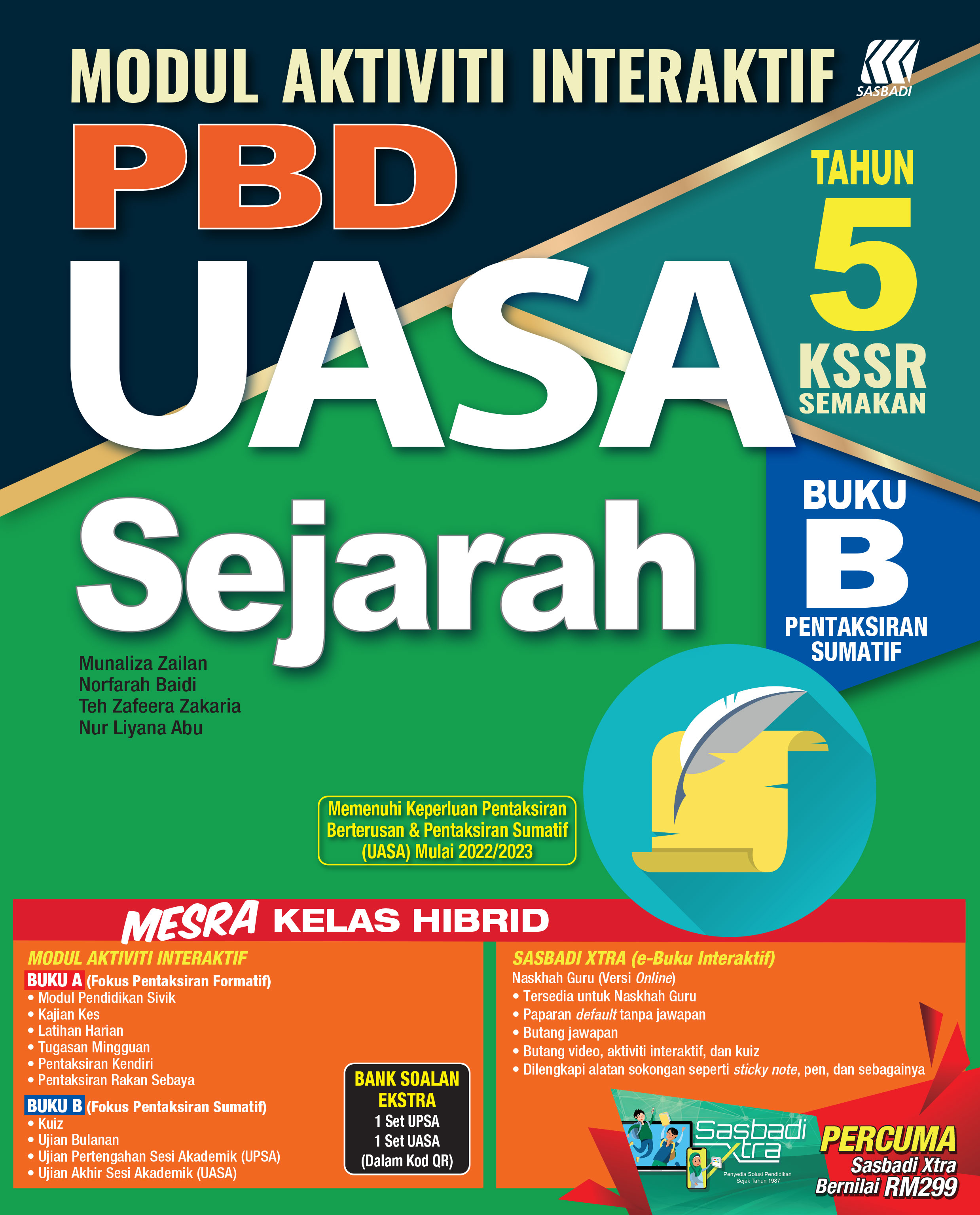 MODUL AKTIVITI INTERAKTIF PBD + UASA SEJARAH TAHUN 5 (B) Cover