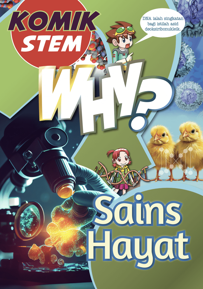Komik STEM Why? 022 Sains Hayat Cover