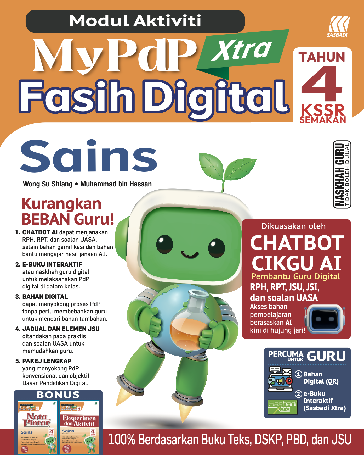 Modul Aktiviti MyPdP Xtra Fasih Digital KSSR Semakan Sains Tahun 4 (NG) Cover