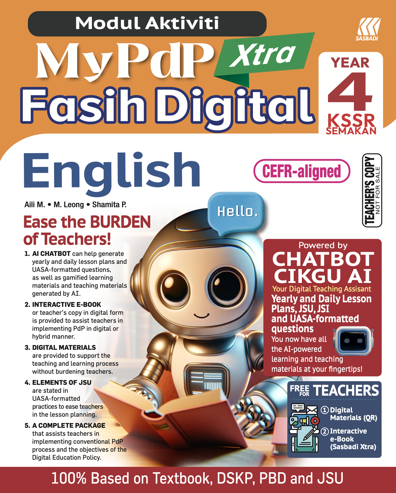 Modul Aktiviti MyPdP Xtra Fasih Digital KSSR Semakan Bahasa Inggeris Tahun 4 (NG) Cover