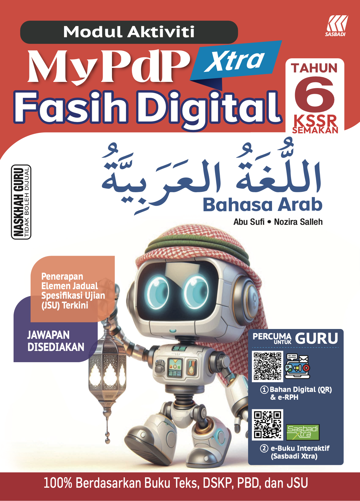 Modul Aktiviti MyPdP Xtra Fasih Digital KSSR Semakan Bahasa Arab Tahun 6 (NG) Cover