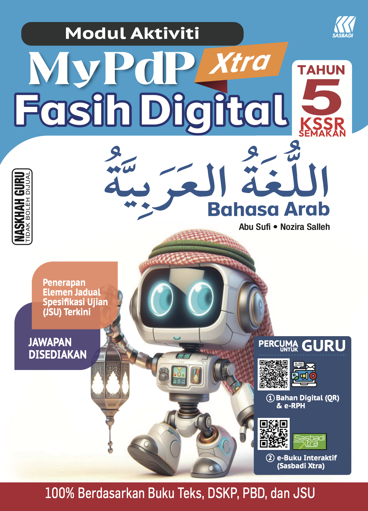 Modul Aktiviti MyPdP Xtra Fasih Digital KSSR Semakan Bahasa Arab Tahun 5 (NG) Cover