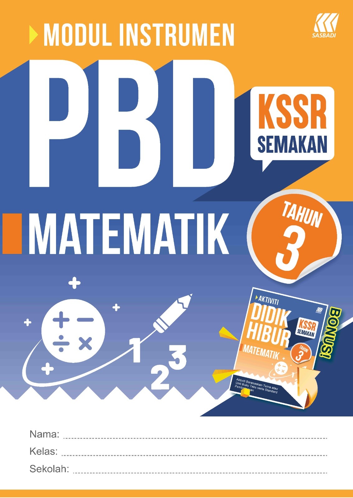 Modul Instrumen PBD KSSR Semakan Matematik Tahun 3 Cover