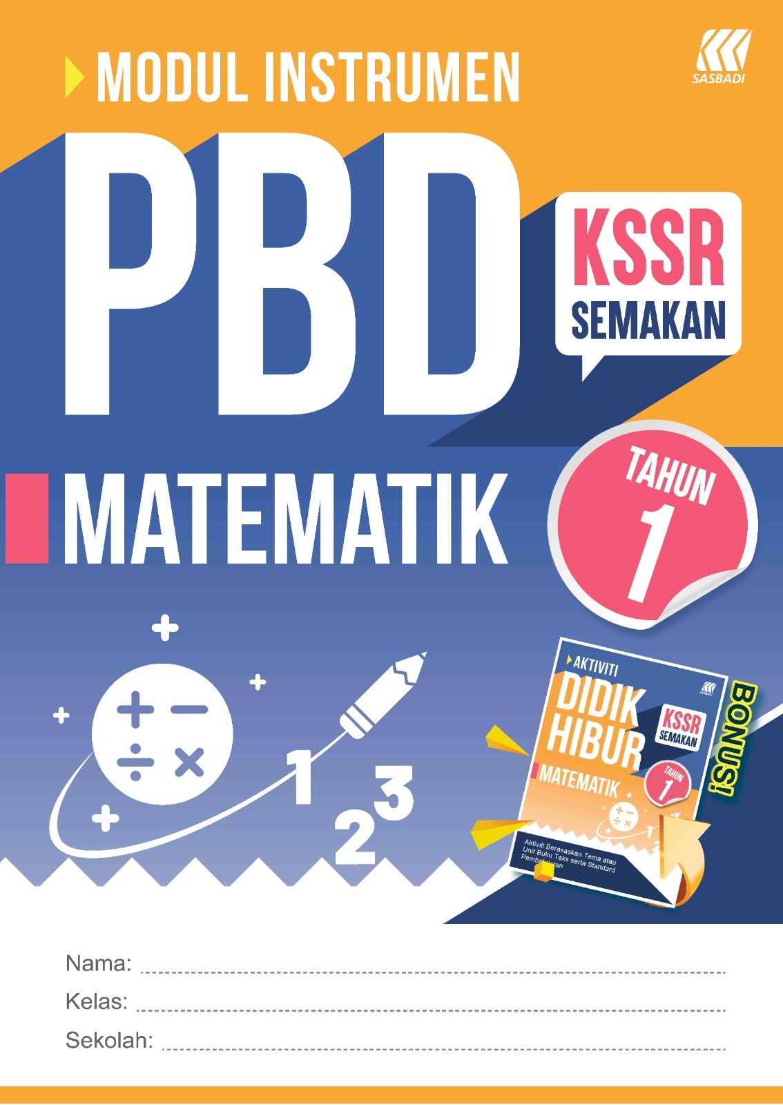 Modul Instrumen PBD KSSR Semakan Matematik Tahun 1 Cover