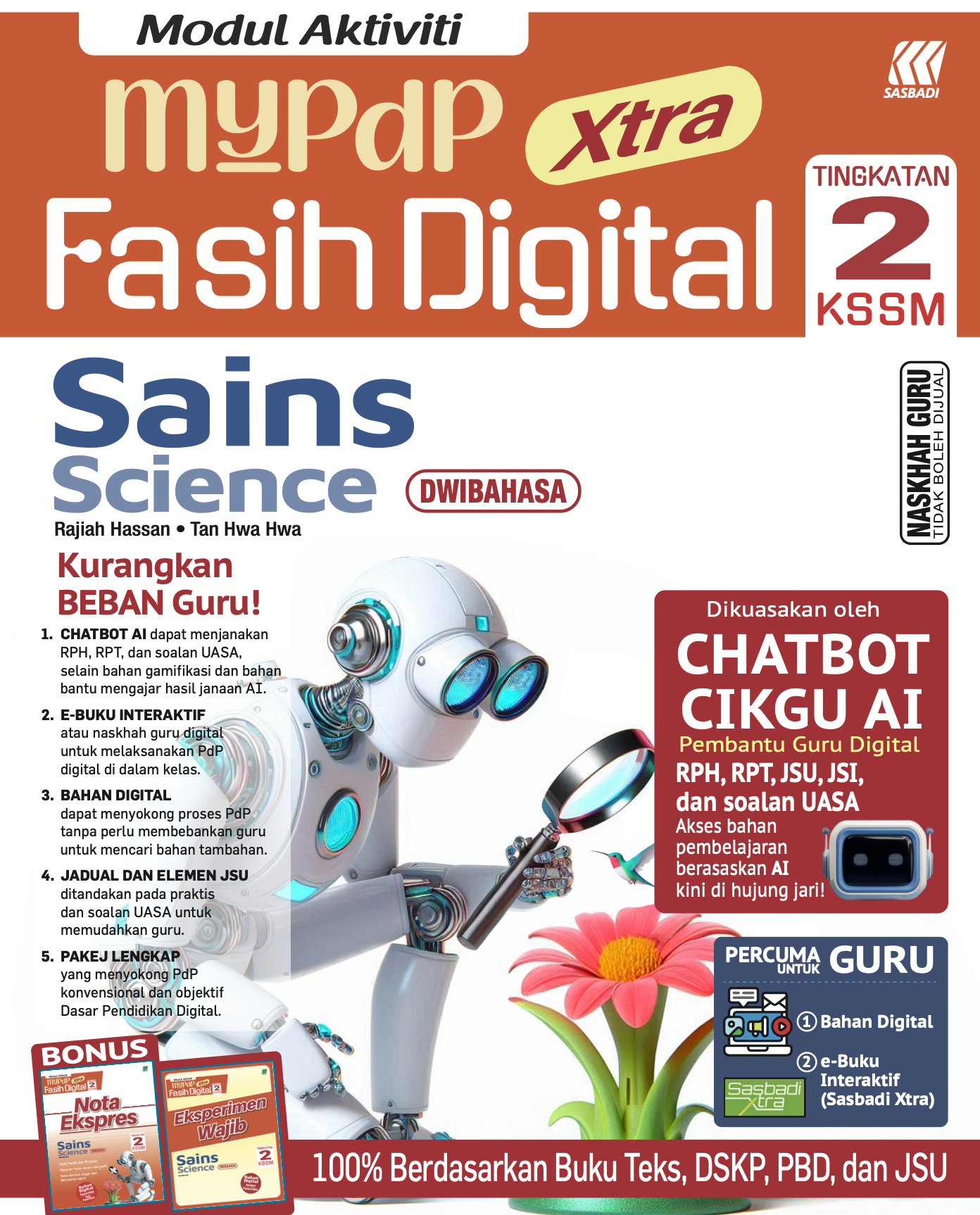 Modul Aktiviti MyPdP Xtra Fasih Digital KSSM Sains Tingkatan 2 (NG) Cover