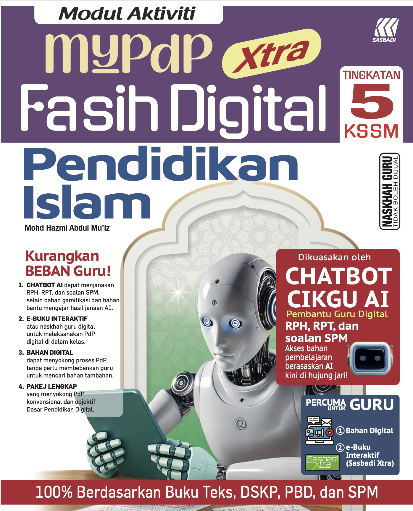 Modul Aktiviti MyPdP Xtra Fasih Digital KSSM P.Islam Tingkatan 5 (NG) Cover