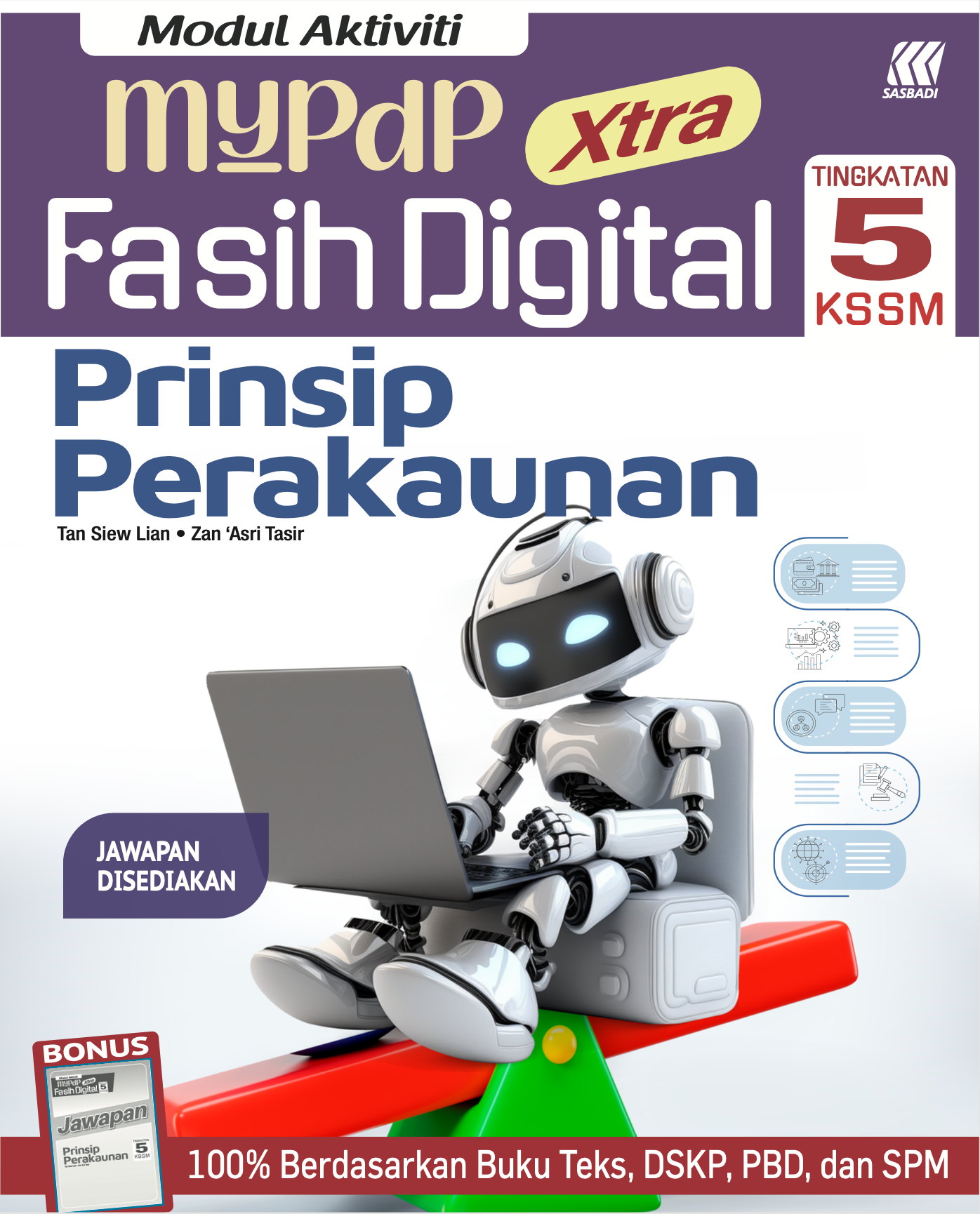 Modul Aktiviti MyPdP Xtra Fasih Digital KSSM P.Akaun Tingkatan 5 (NM) Cover