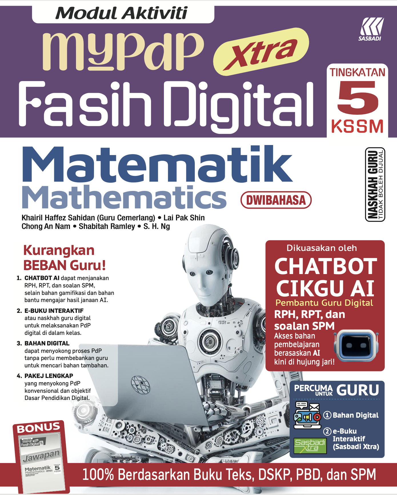 Modul Aktiviti MyPdP Xtra Fasih Digital KSSM Matematik Tingkatan 5 (NG) Cover