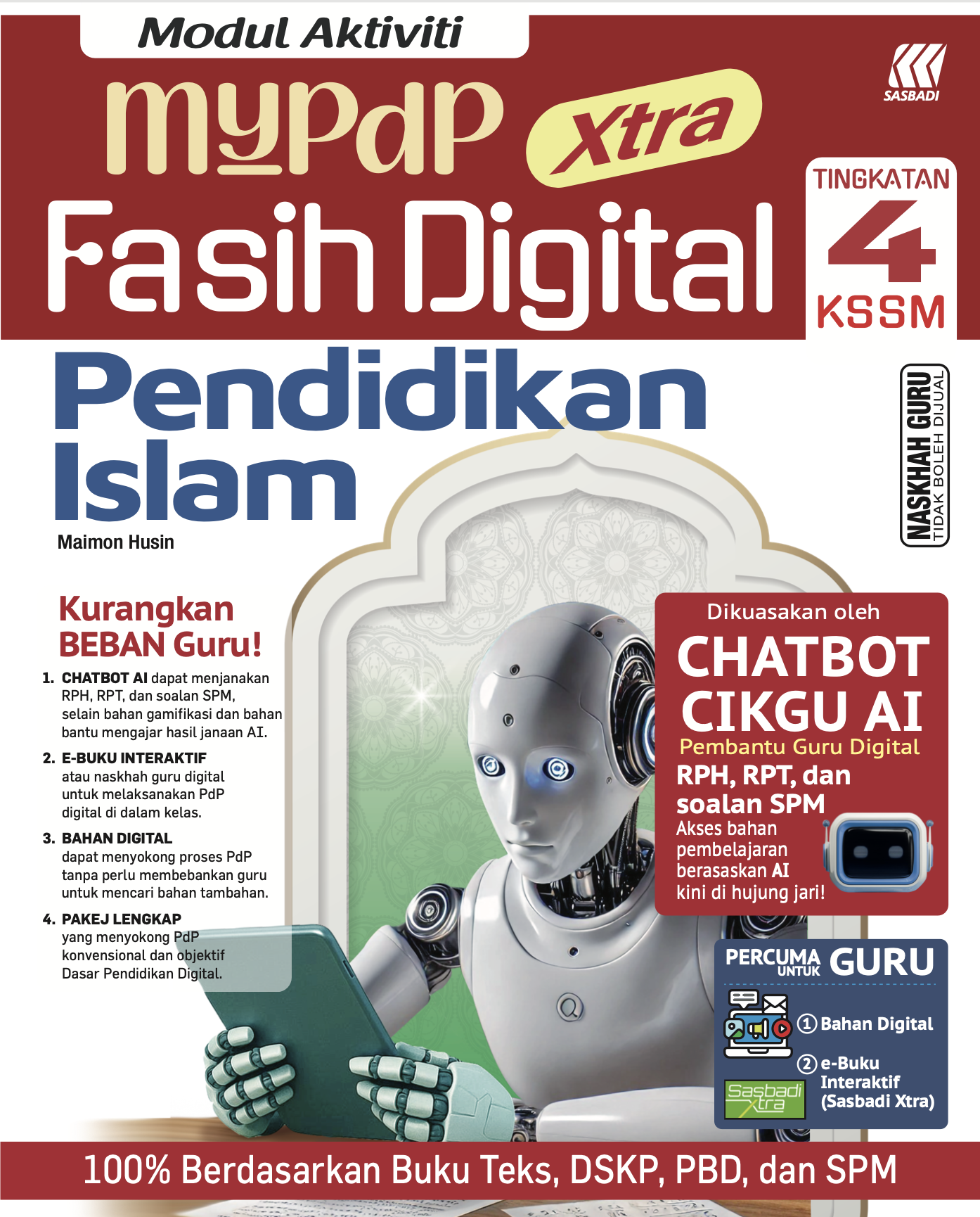 Modul Aktiviti MyPdP Xtra Fasih Digital KSSM P.Islam Tingkatan 4 (NG) Cover