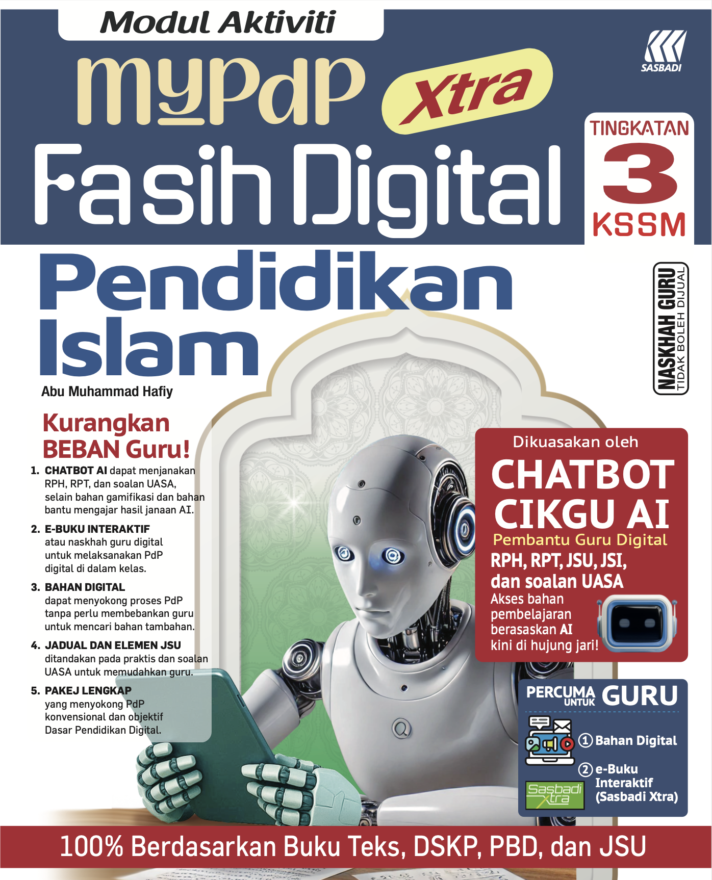 Modul Aktiviti MyPdP Xtra Fasih Digital KSSM P.Islam Tingkatan 3 (NG) Cover