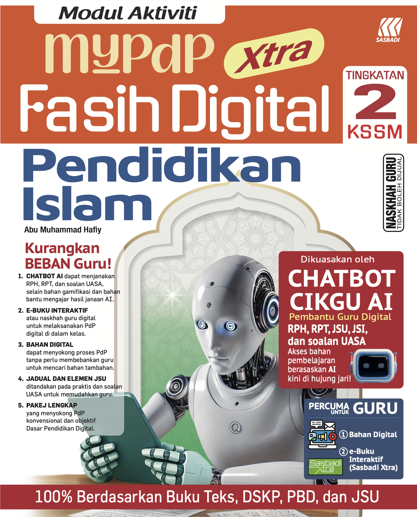 Modul Aktiviti MyPdP Xtra Fasih Digital KSSM P.Islam Tingkatan 2 (NG) Cover