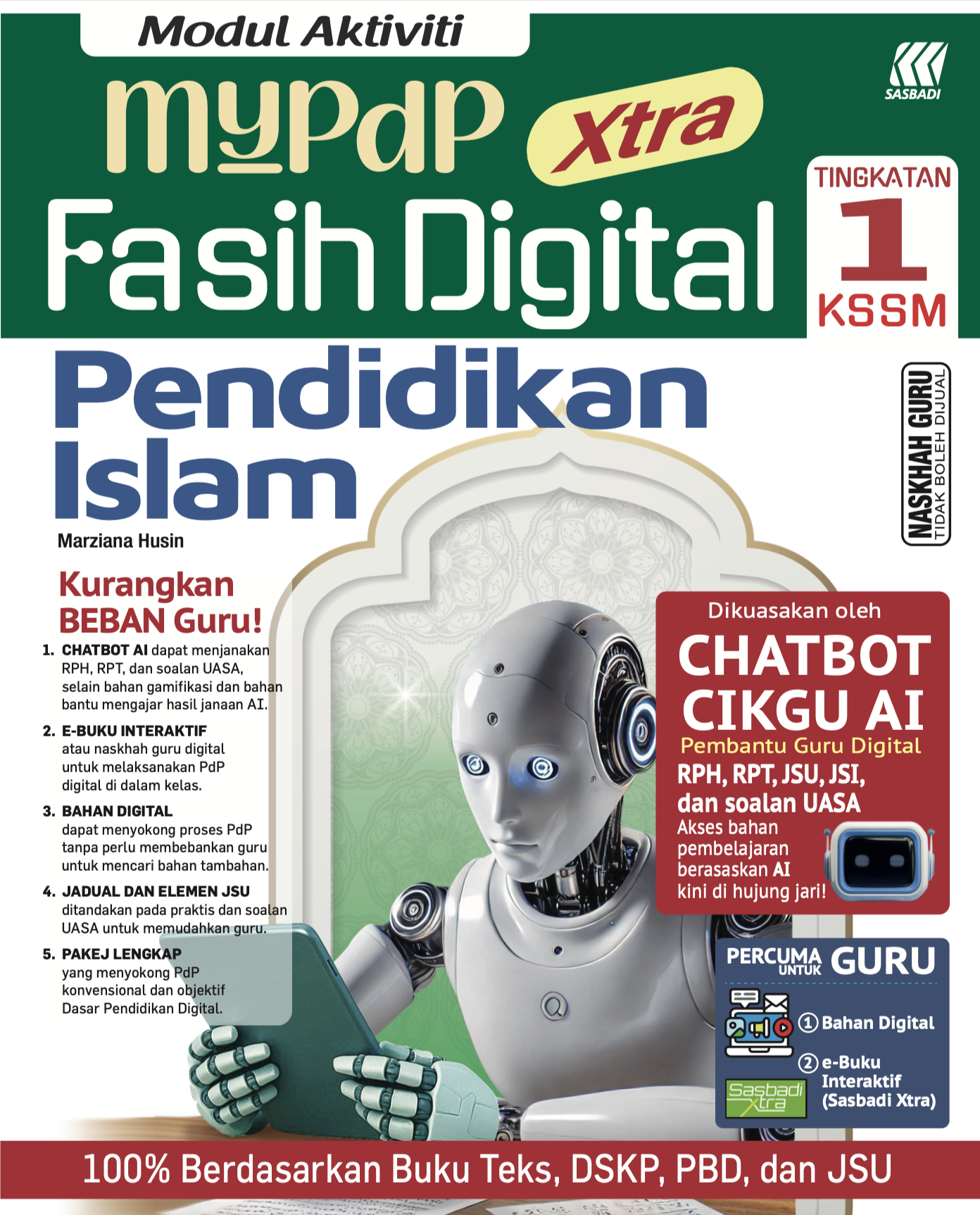 Modul Aktiviti MyPdP Xtra Fasih Digital KSSM P.Islam Tingkatan 1 (NG) Cover