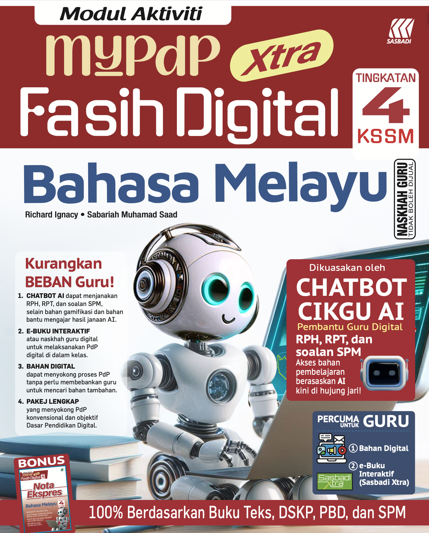 Modul Aktiviti MyPdP Xtra Fasih Digital KSSM BM Tingkatan 4 (NG) Cover