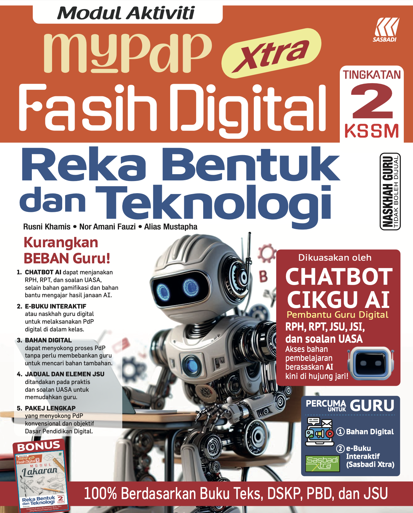 Modul Aktiviti MyPdP Xtra Fasih Digital KSSM RBT Tingkatan 2 (NG) Cover