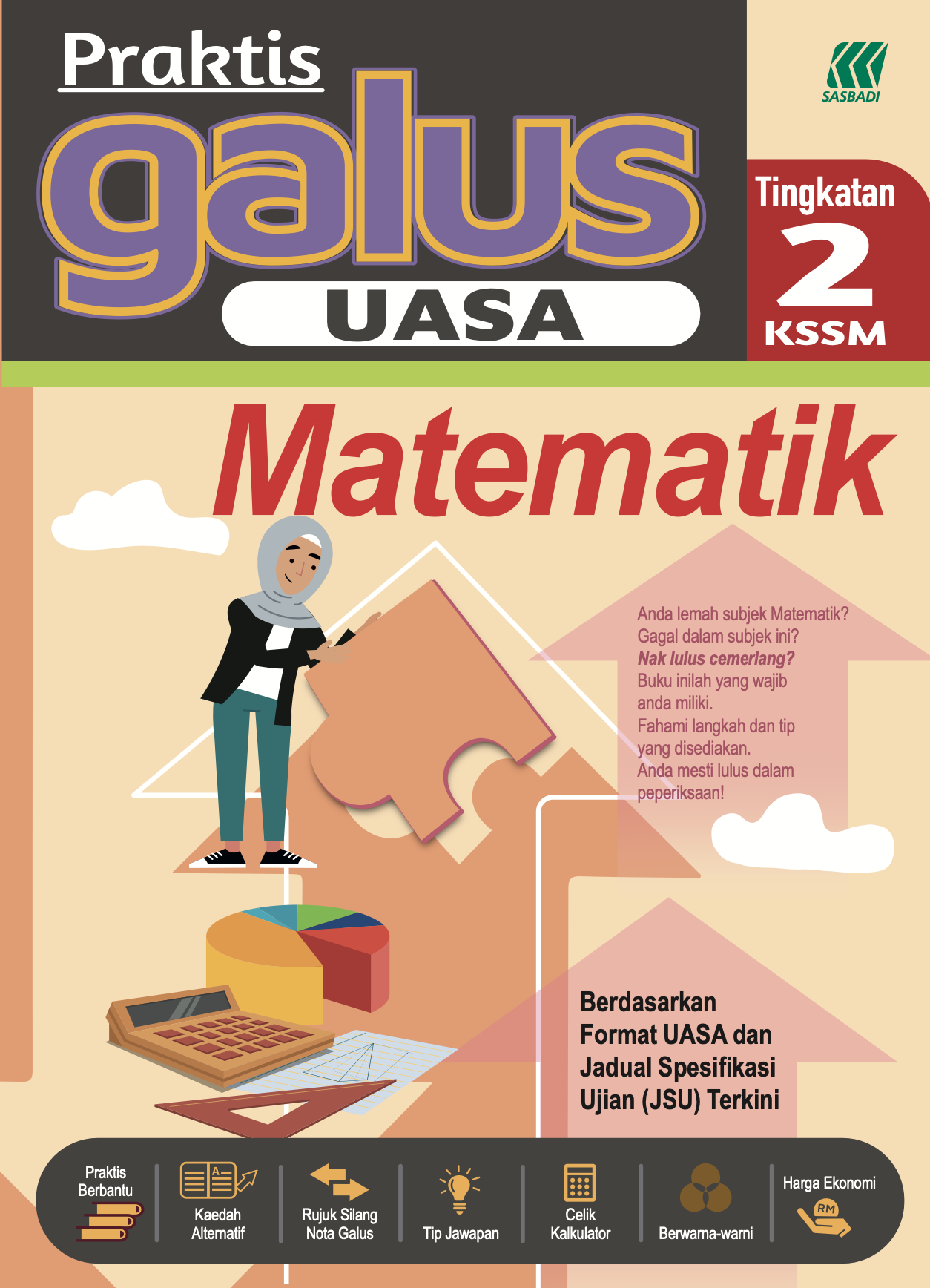 Praktis Galus UASA KSSM Matematik Ting. 2 (2026) Cover