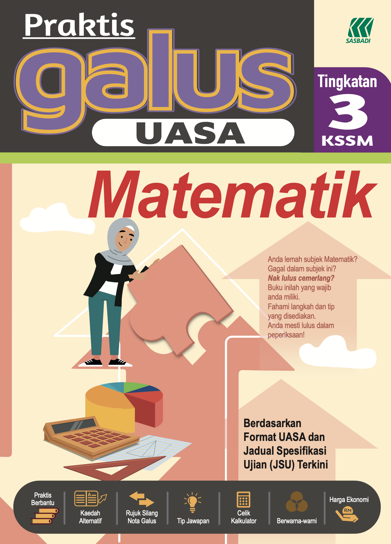 Praktis Galus UASA KSSM Matematik Ting. 3 (2026) Cover