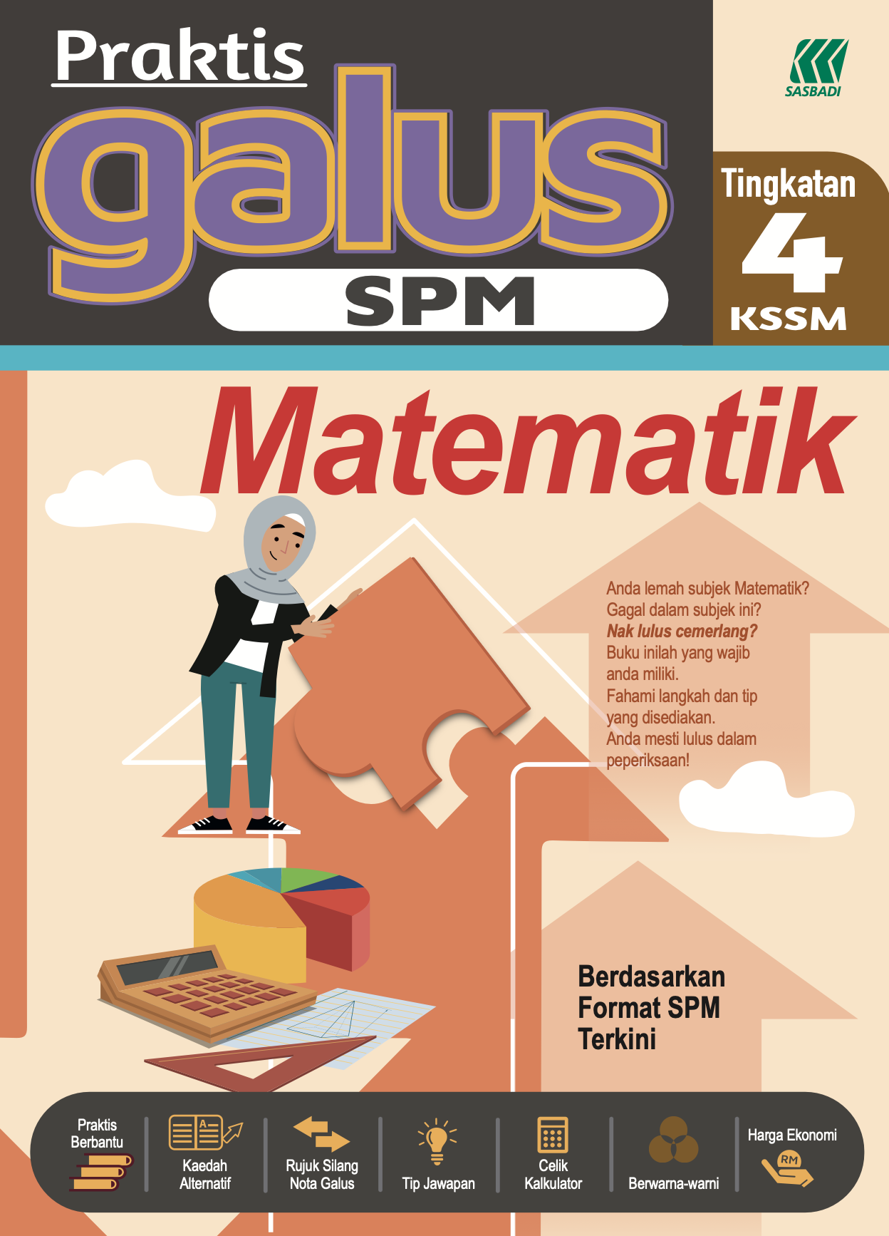 Praktis Galus UASA KSSM Matematik Ting. 4 (2026) Cover