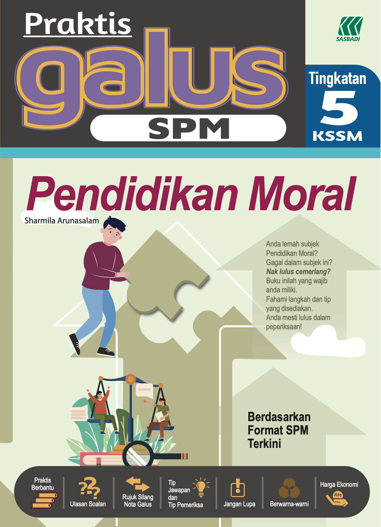 Praktis Galus UASA KSSM Pendidikan Moral Ting. 5 (2026) Cover