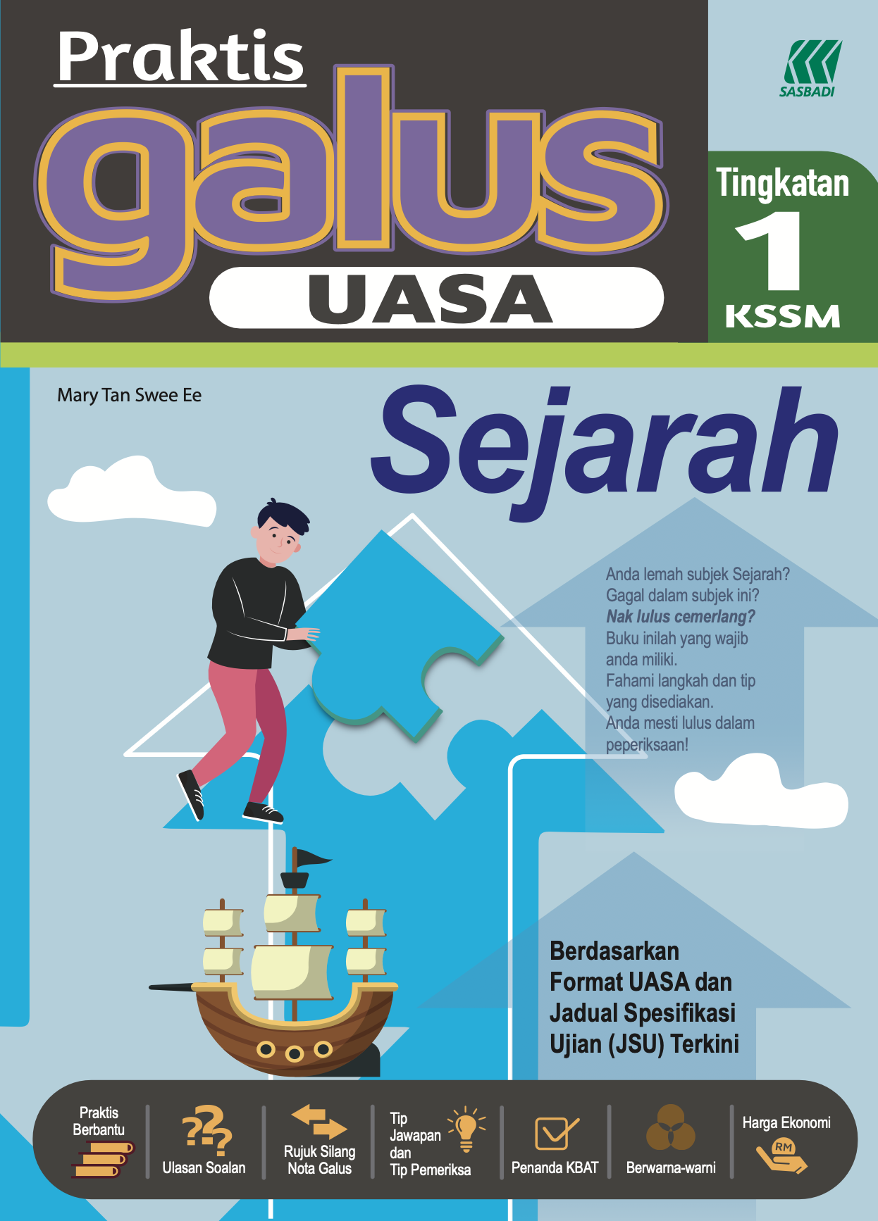 Praktis Galus UASA KSSM Sejarah Ting. 1 (2026) Cover