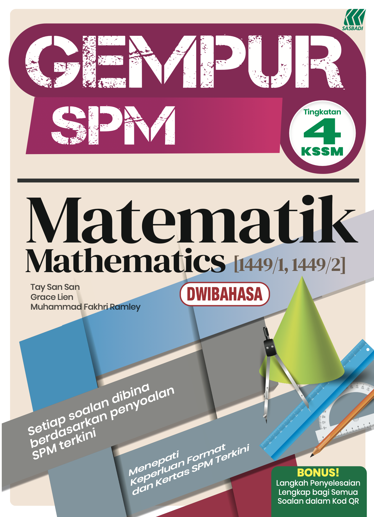 Gempur SPM Matematik (Bilingual) Ting. 4 Cover