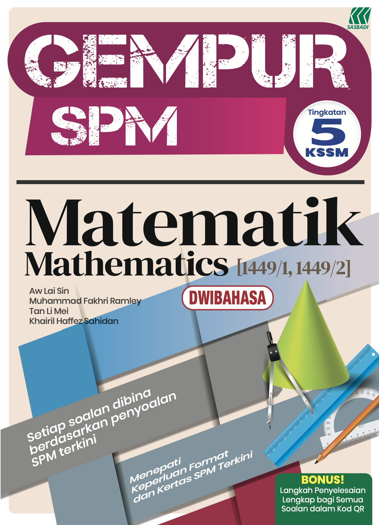 Gempur SPM Matematik (Bilingual) Ting. 5 Cover