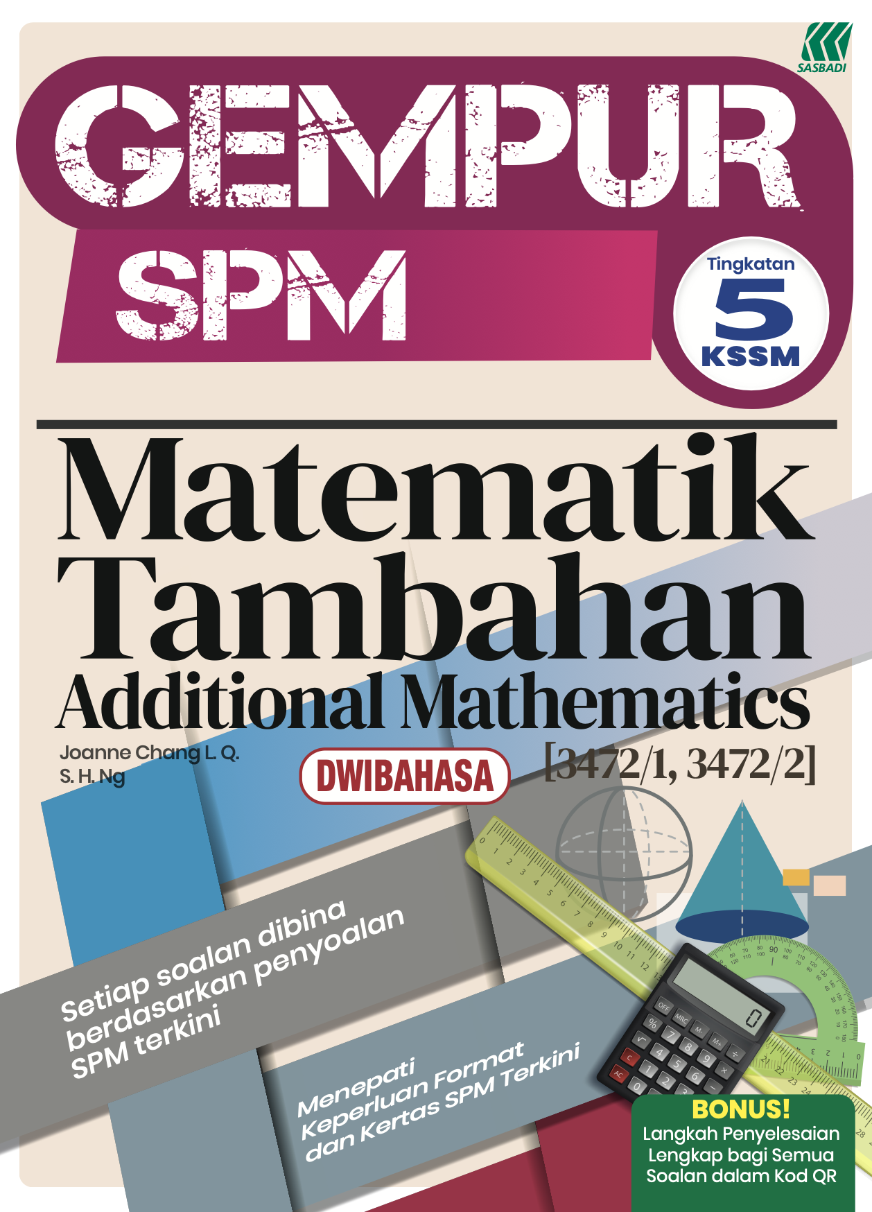Gempur SPM Mate. Tambahan (Bilingual) Ting. 5 Cover