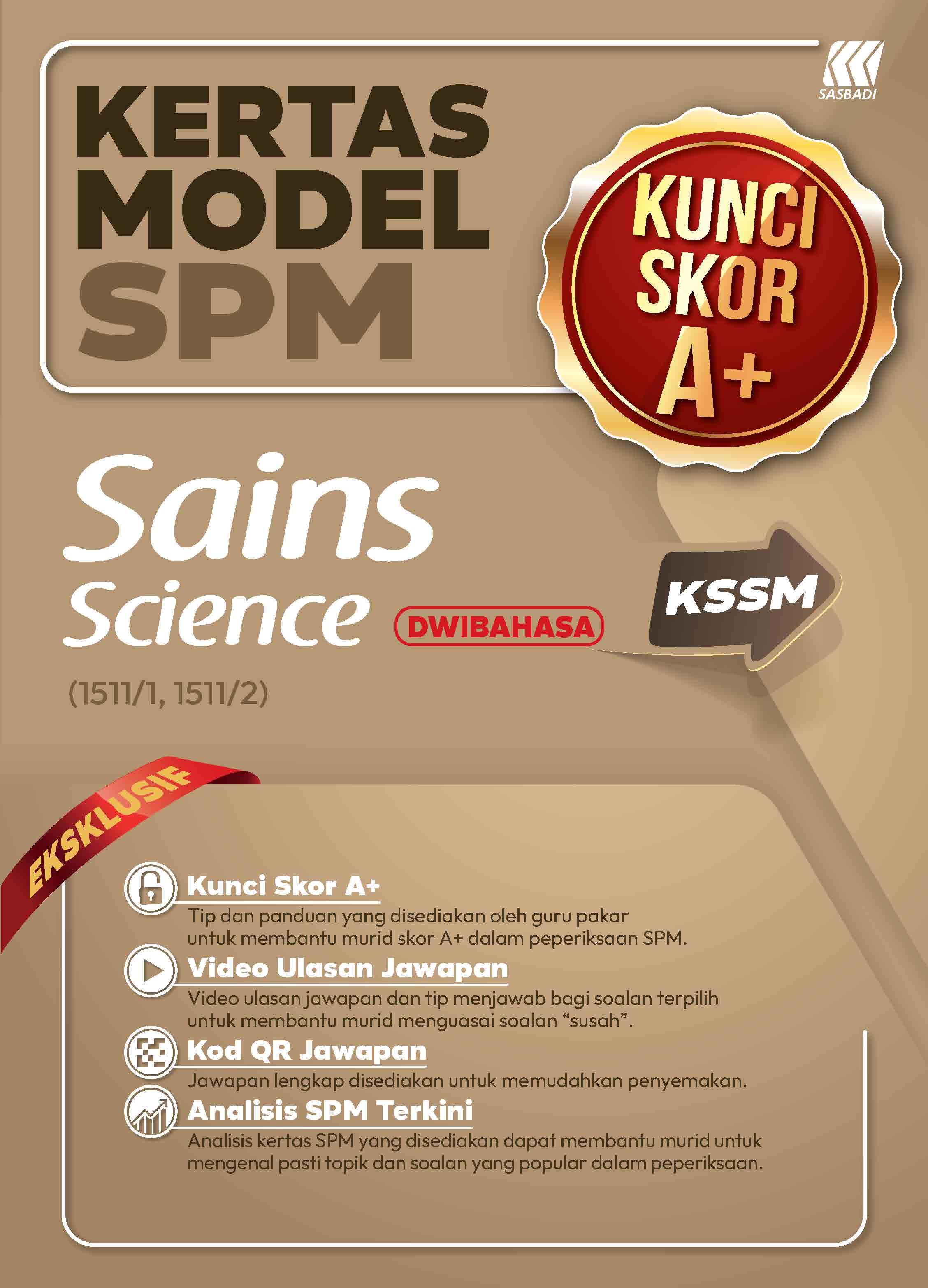 Kertas Model Kunci Skor A+ SPM Sains Cover