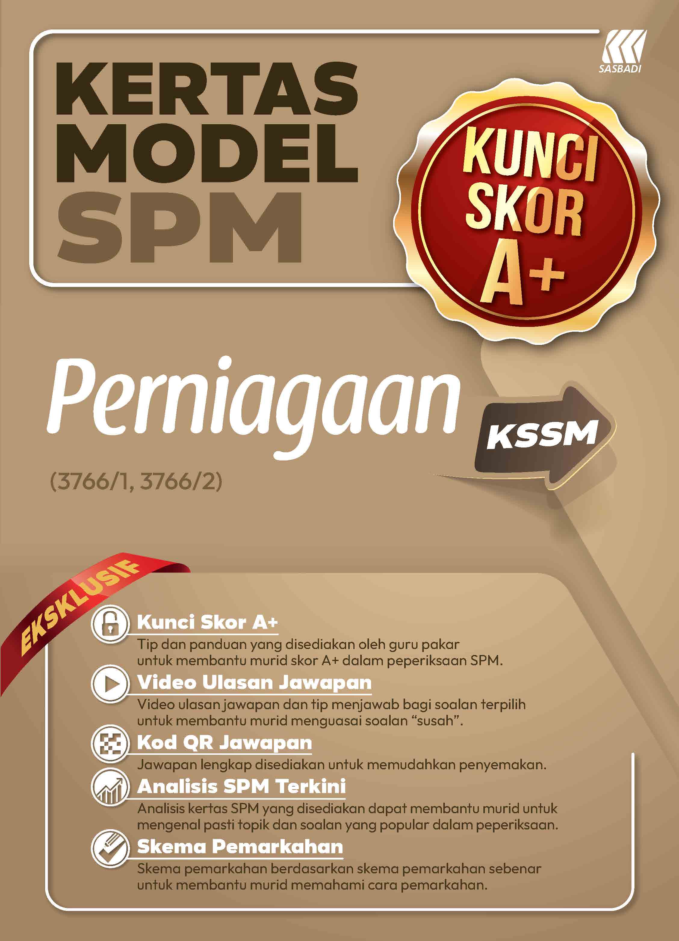 Kertas Model Kunci Skor A+ SPM Perniagaan Cover