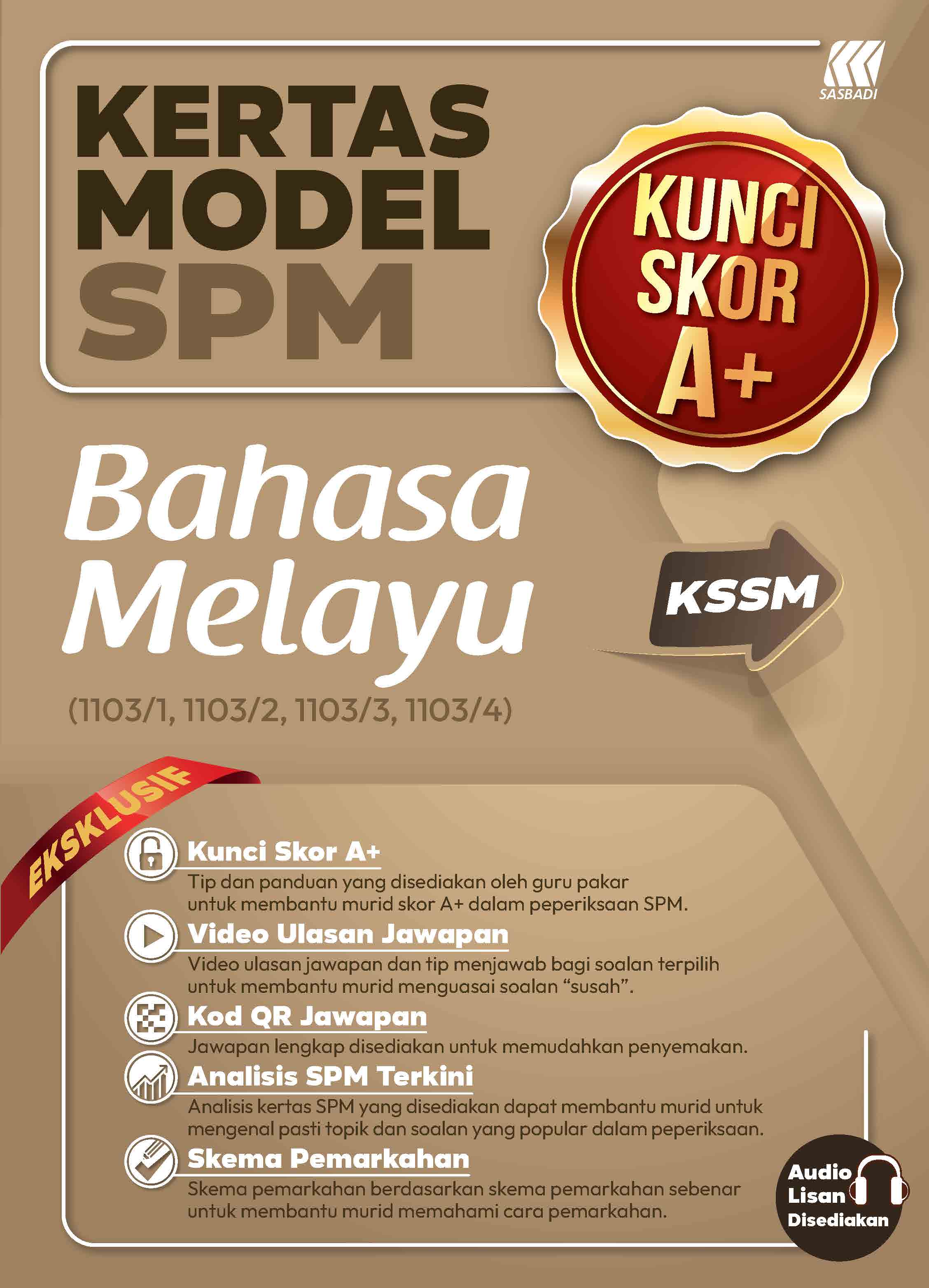 Kertas Model Kunci Skor A+ SPM Bahasa Melayu Cover