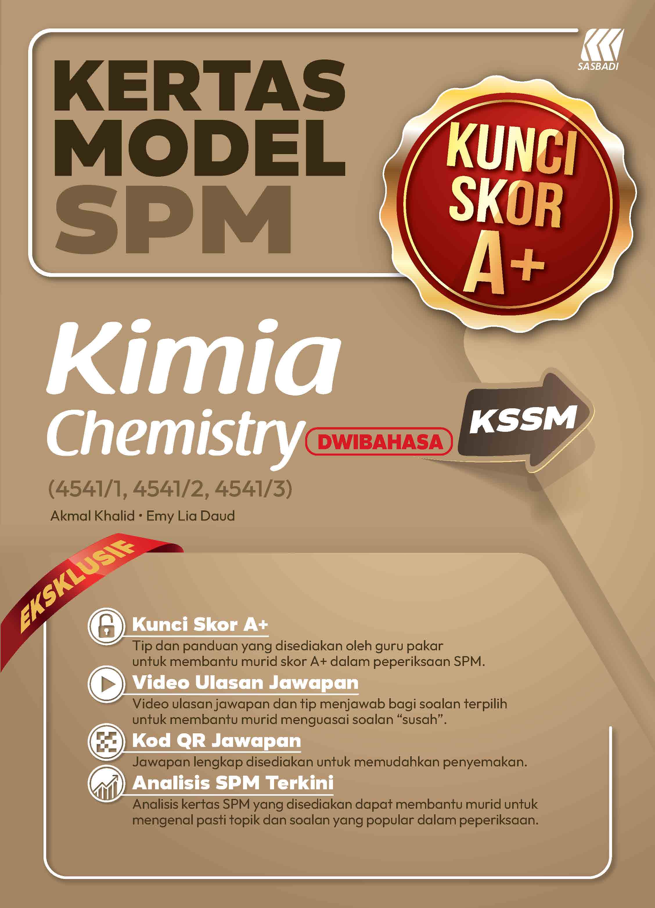 Kertas Model Kunci Skor A+ SPM Kimia Cover